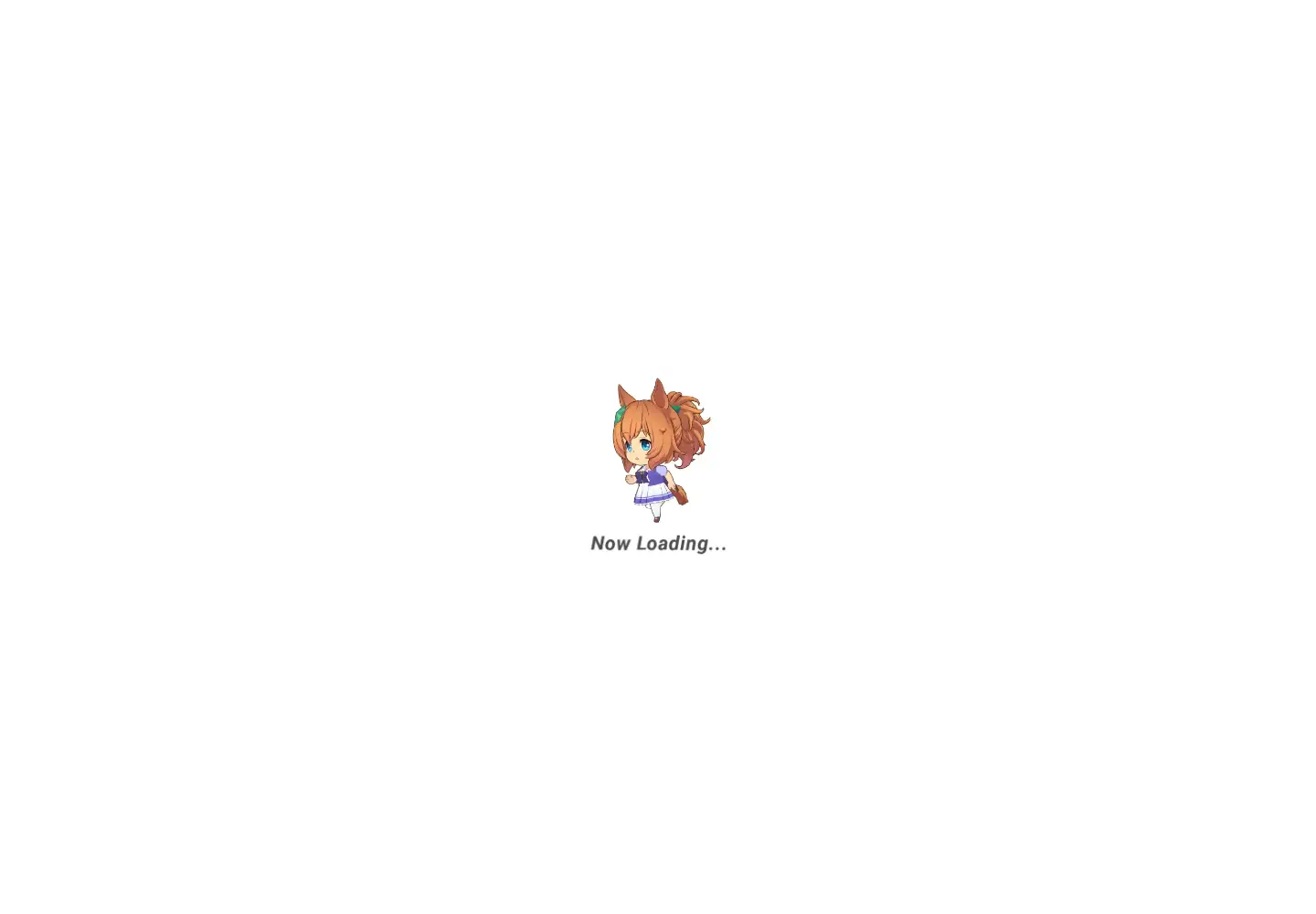 Screenshot of umamusume.jp
