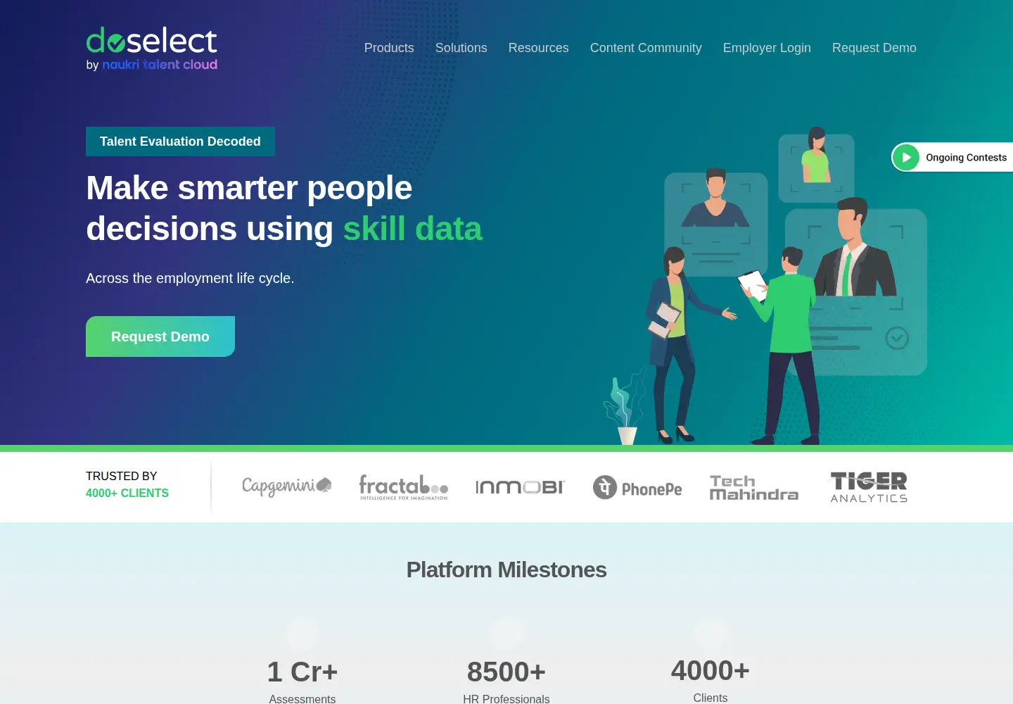 Screenshot of doselect.com