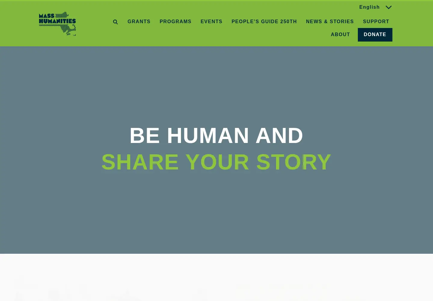 Screenshot of masshumanities.org