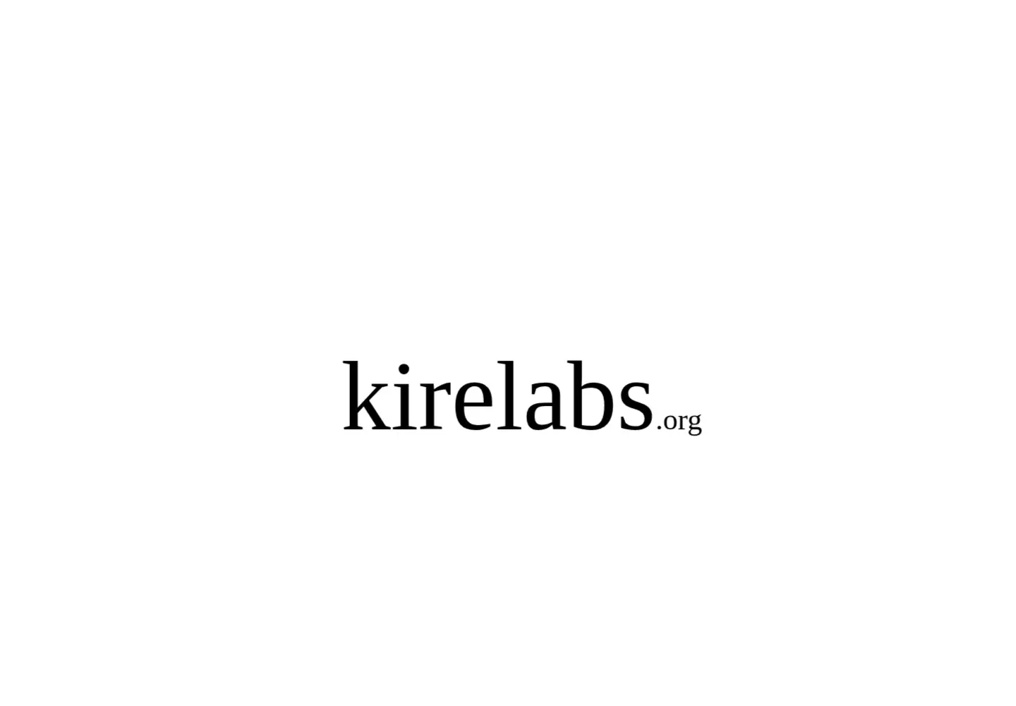 Screenshot of kirelabs.org