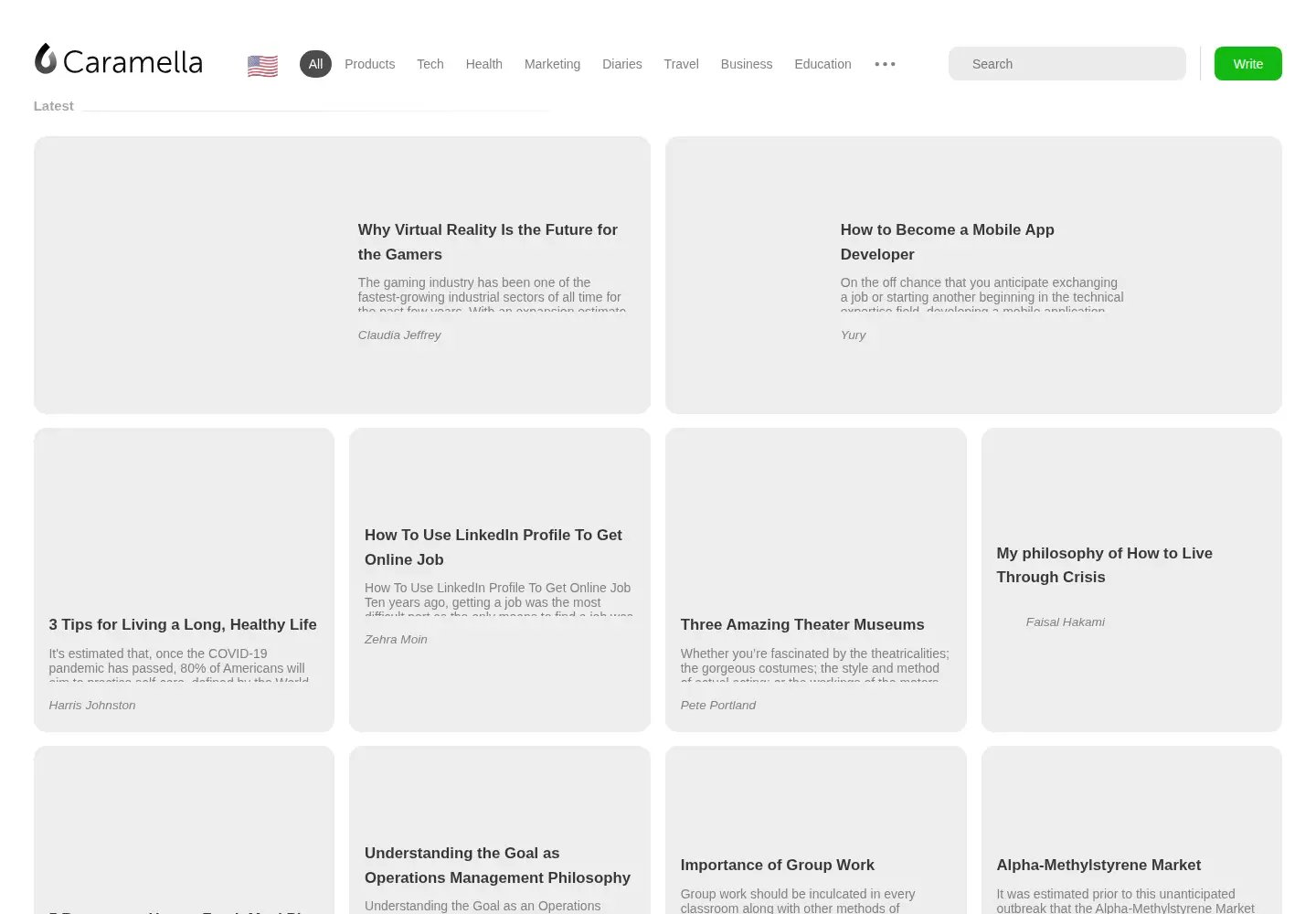 Screenshot of caramellaapp.com