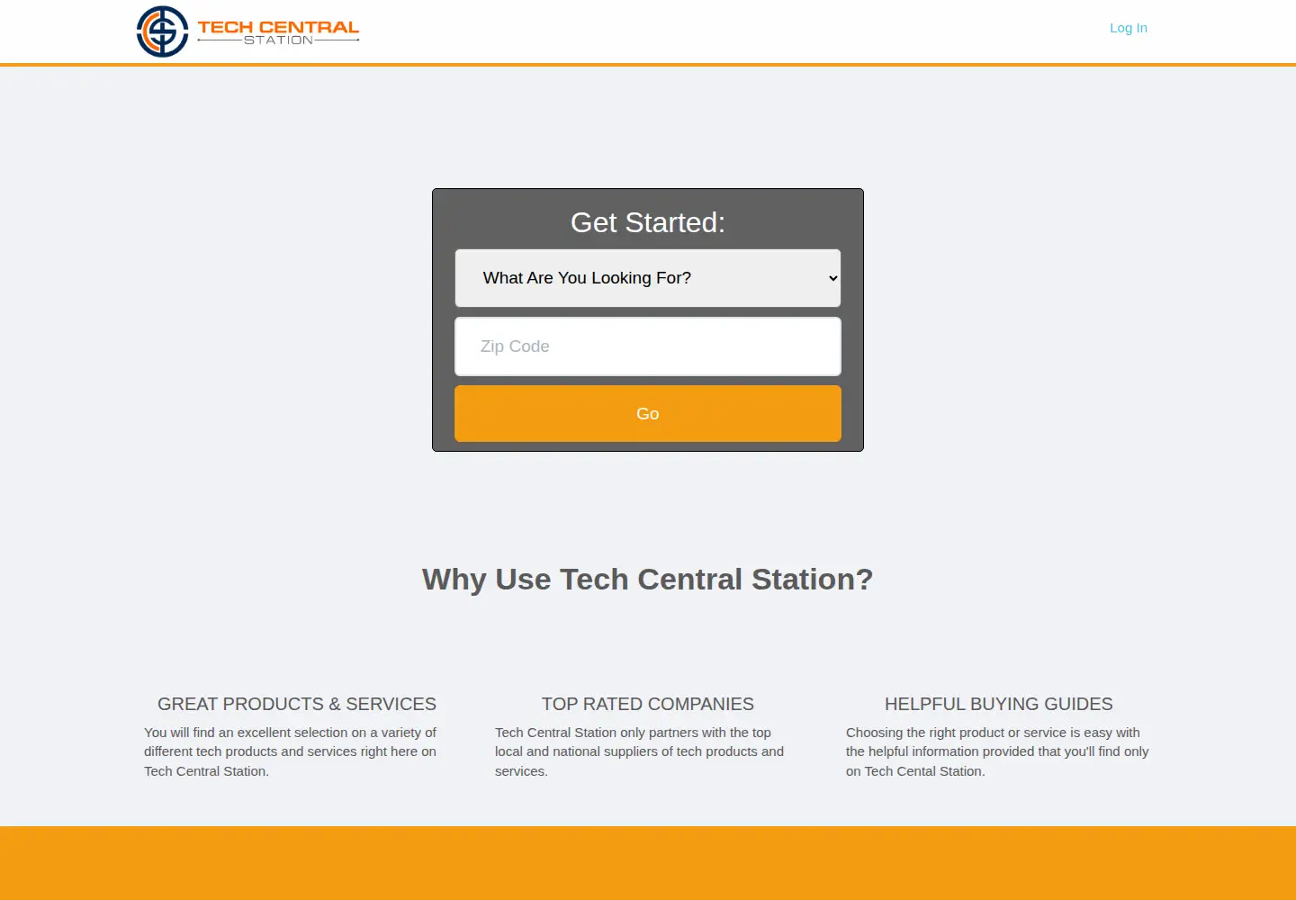 Screenshot of techcentralstation.com