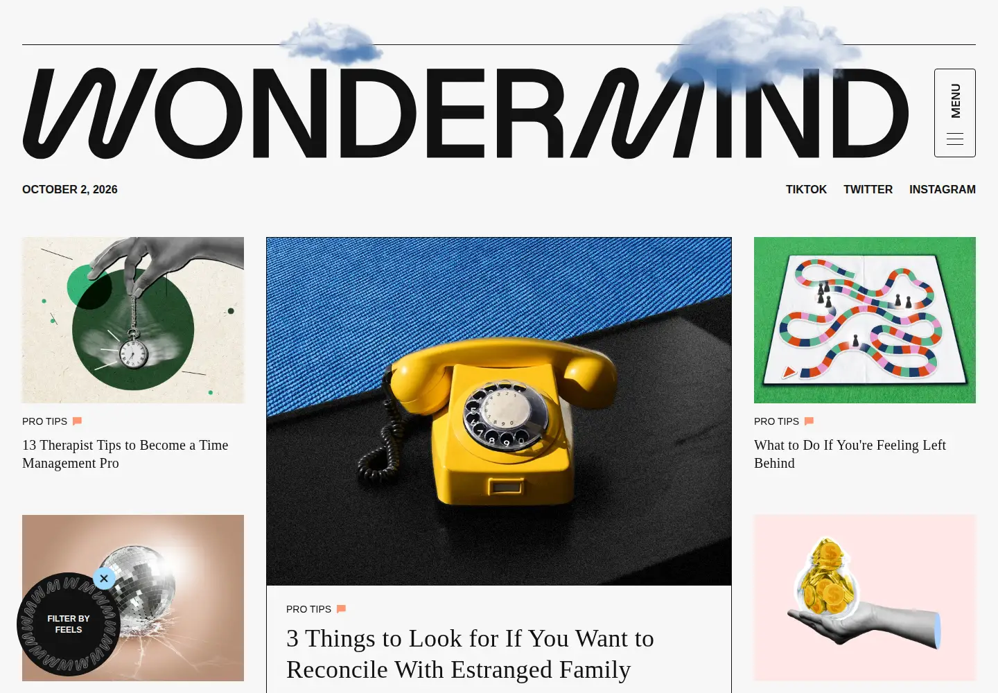 Screenshot of wondermind.com