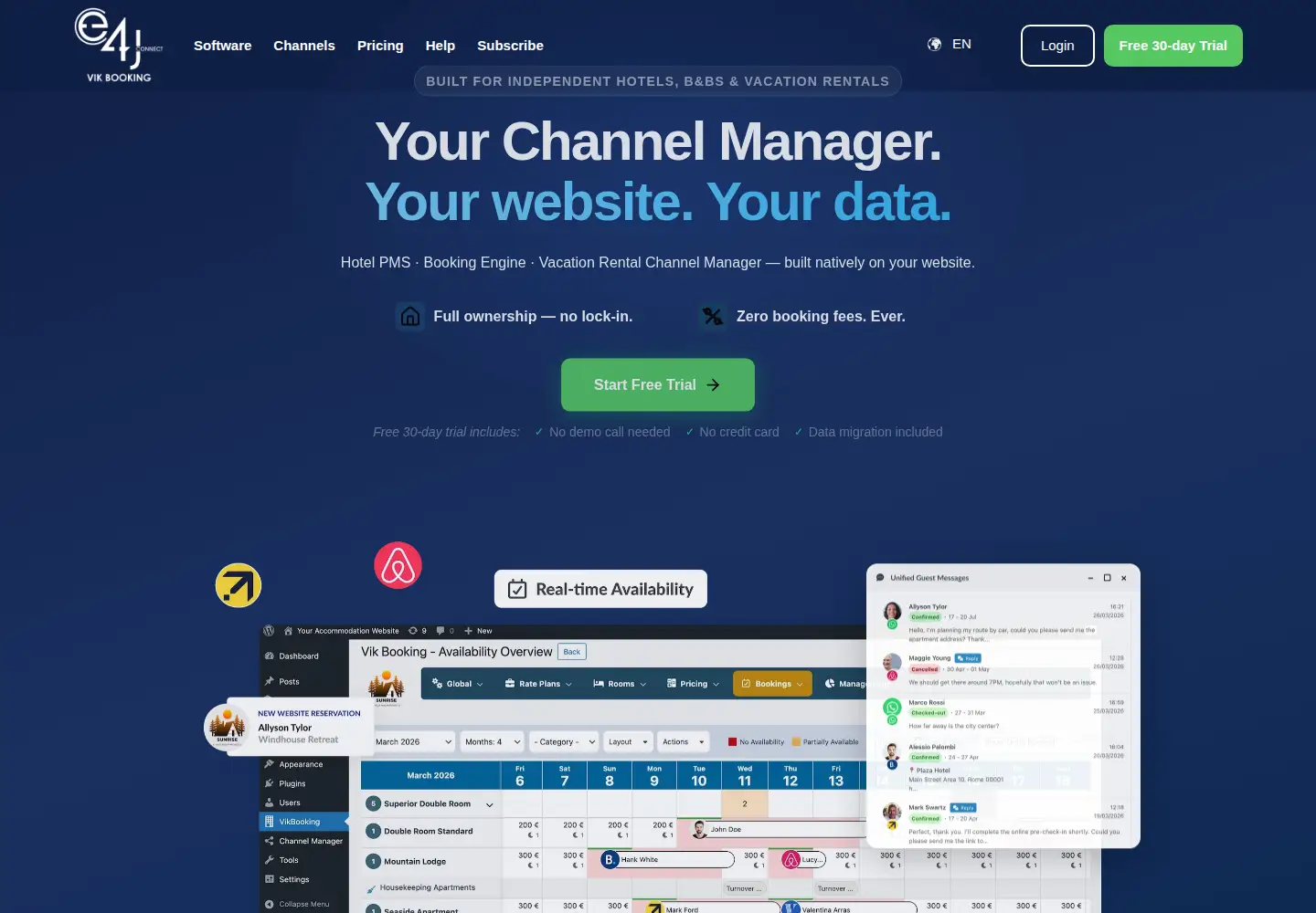 Screenshot of e4jconnect.com