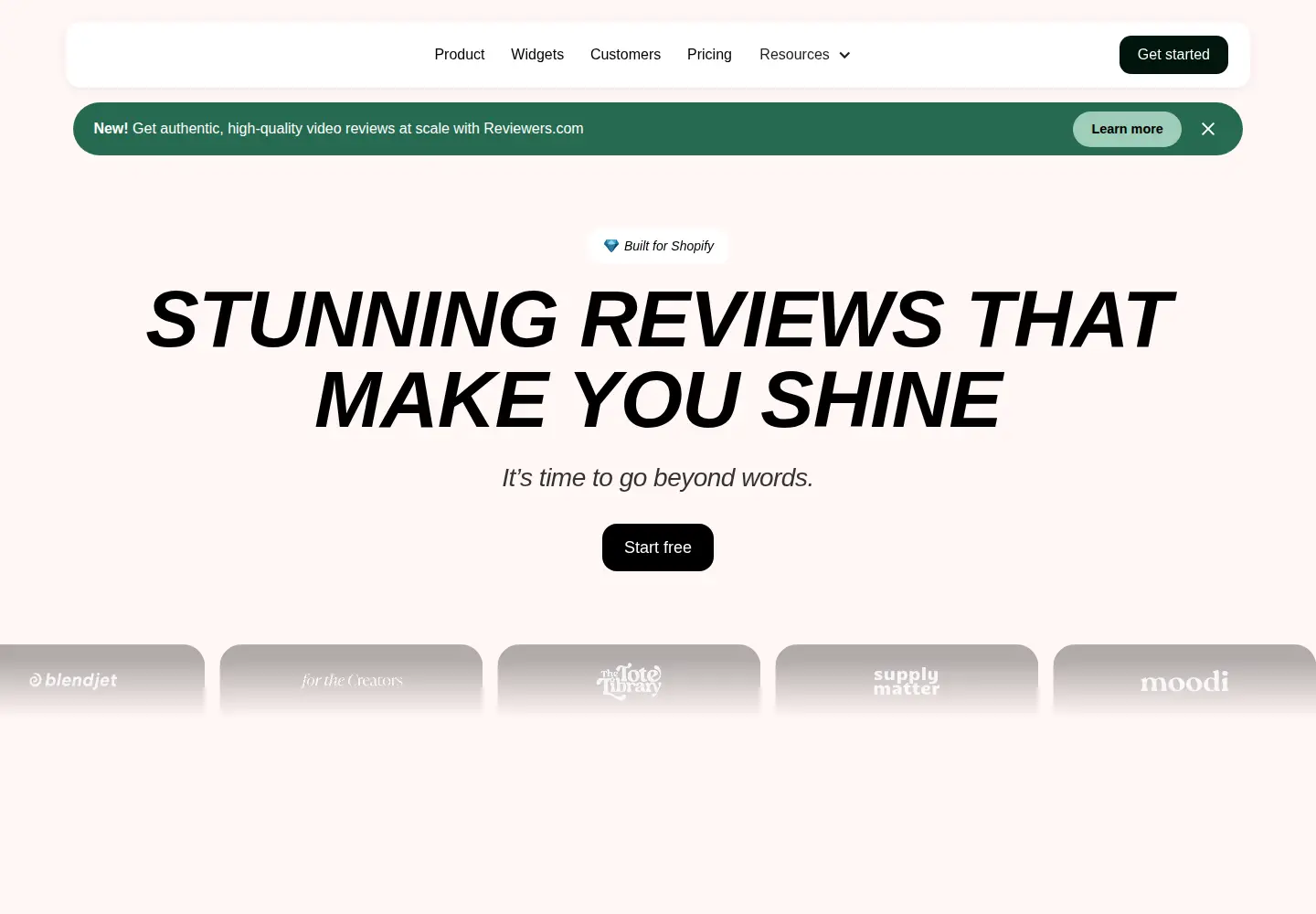 Screenshot of loox.io