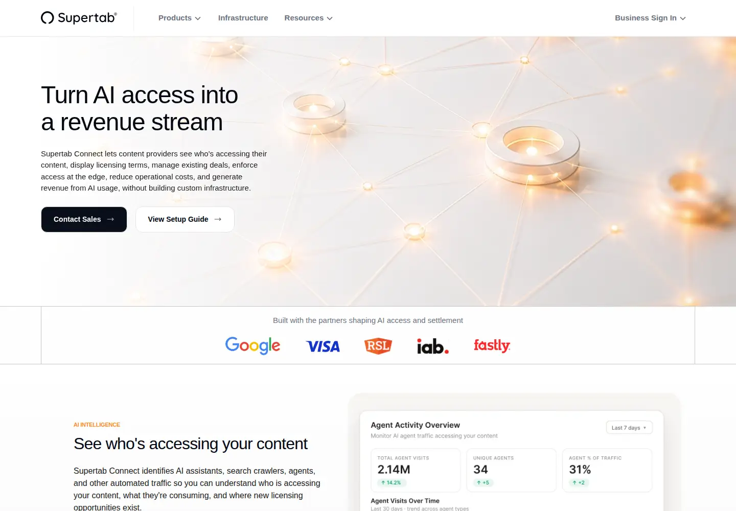 Screenshot of supertab.co