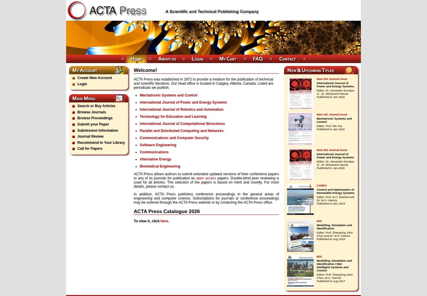Screenshot of actapress.com