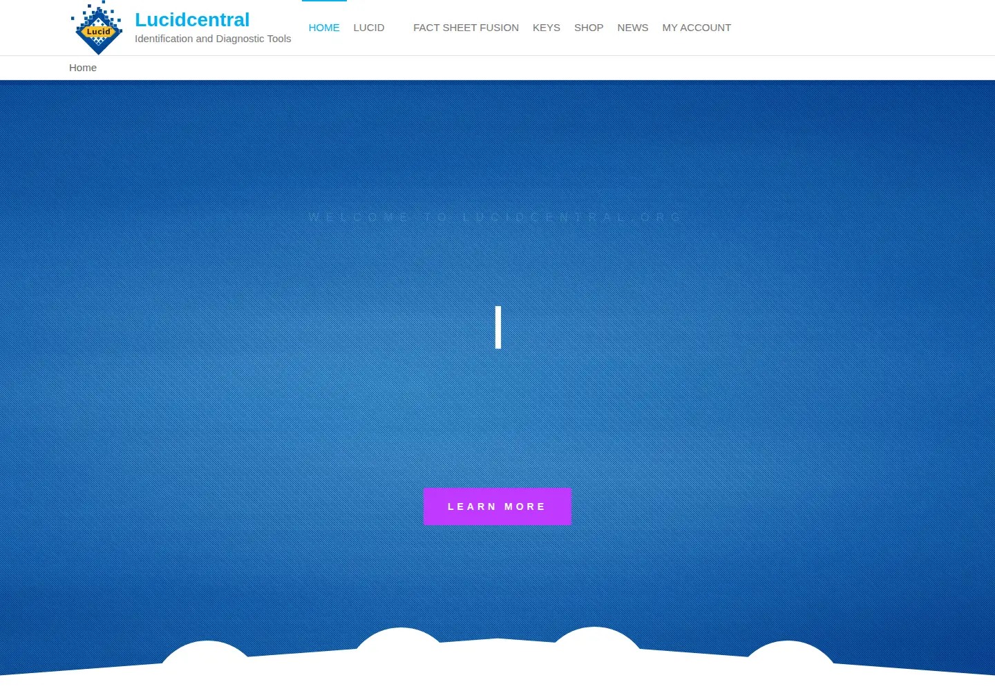 Screenshot of lucidcentral.org