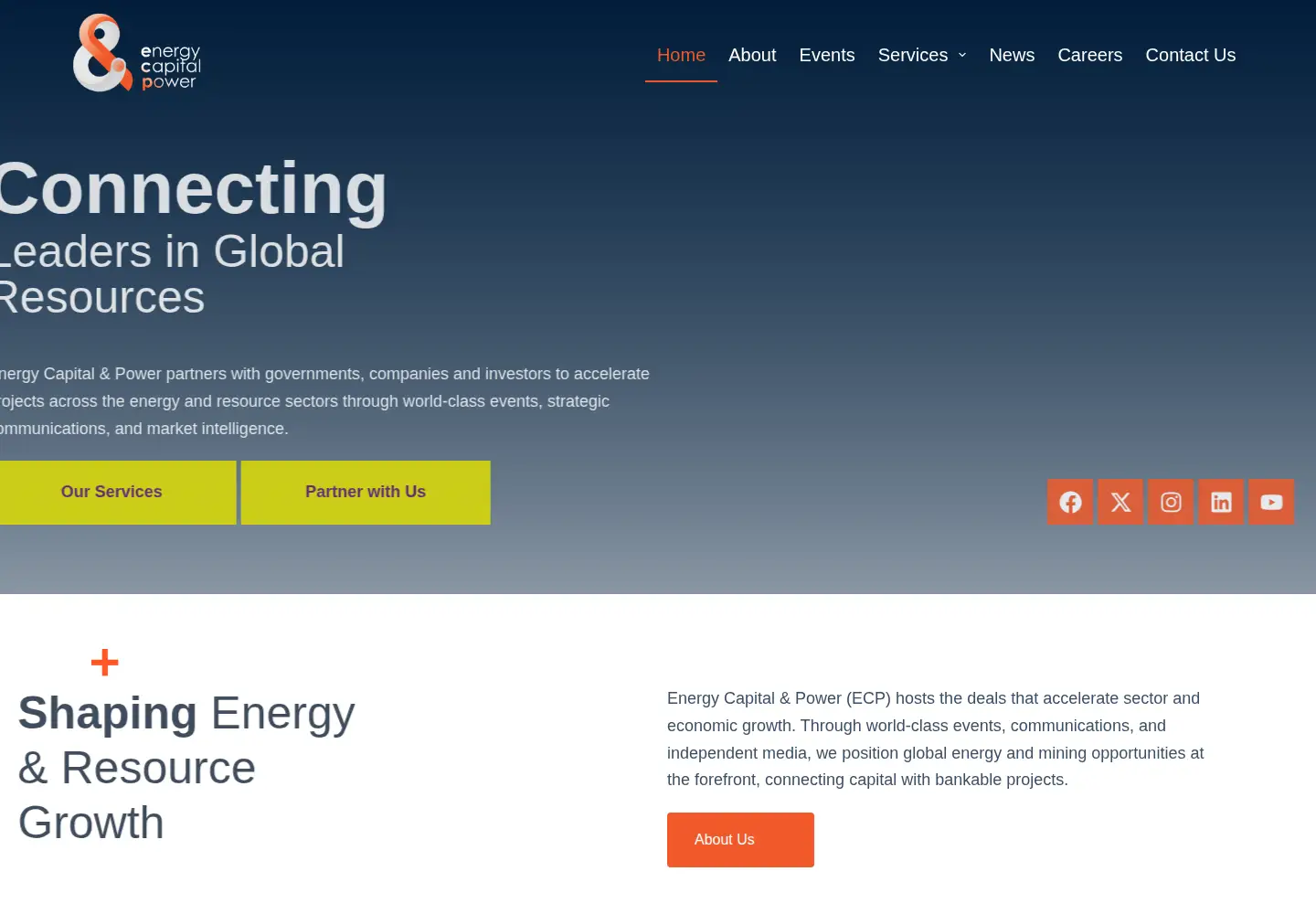 Screenshot of energycapitalpower.com