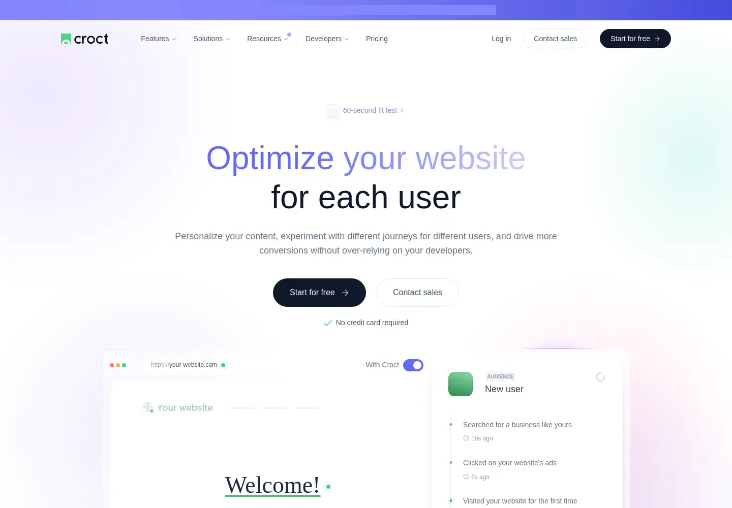 Screenshot of croct.com