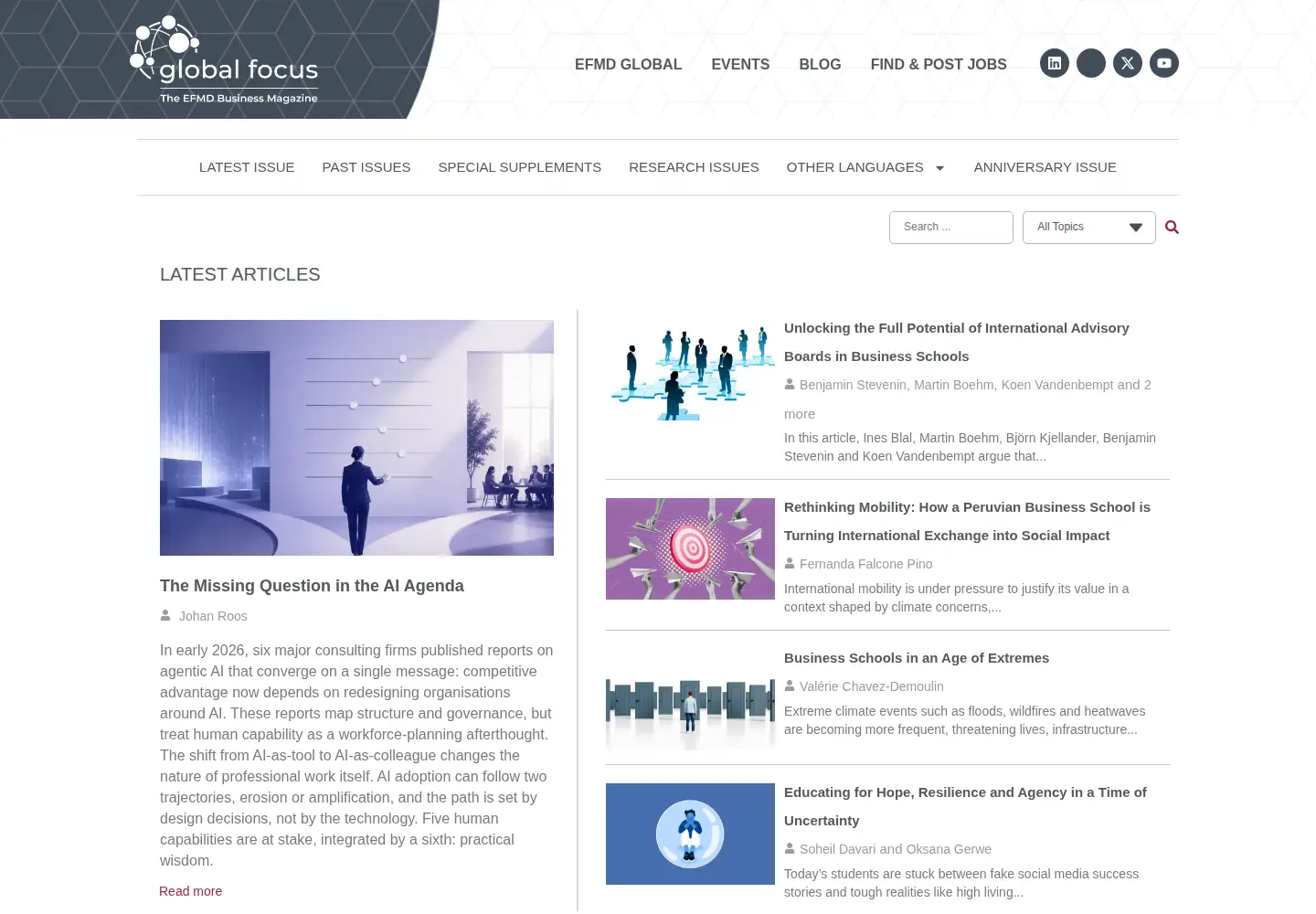 Screenshot of globalfocusmagazine.com