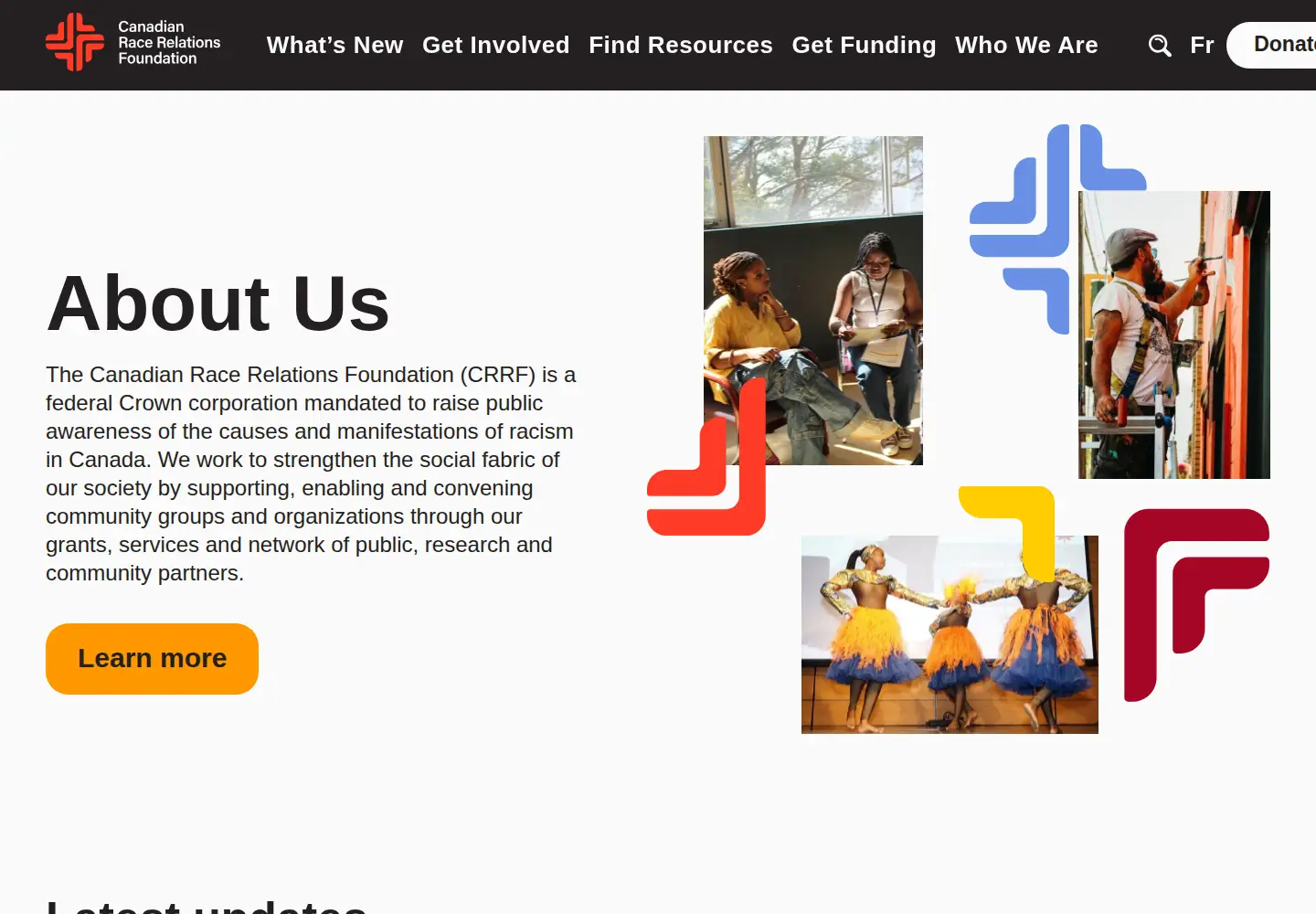 Screenshot of crrf-fcrr.ca