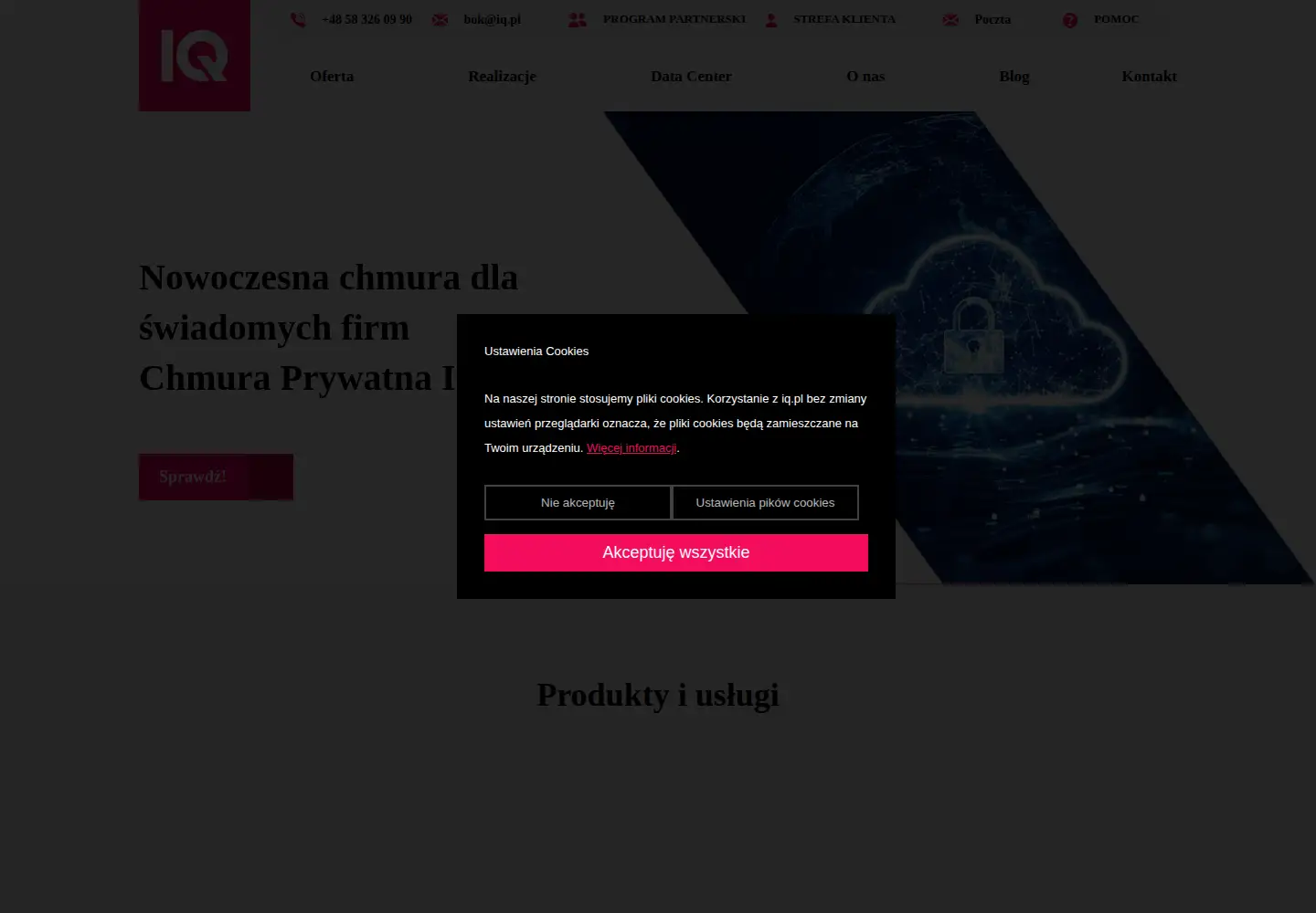 Screenshot of iq.pl