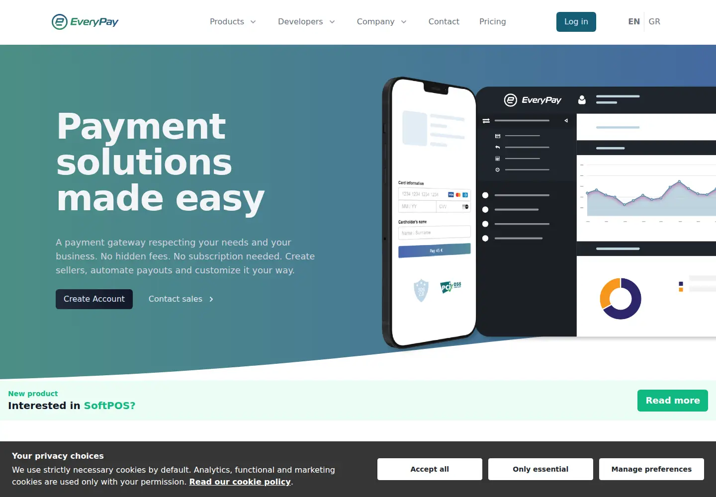 Screenshot of everypay.gr
