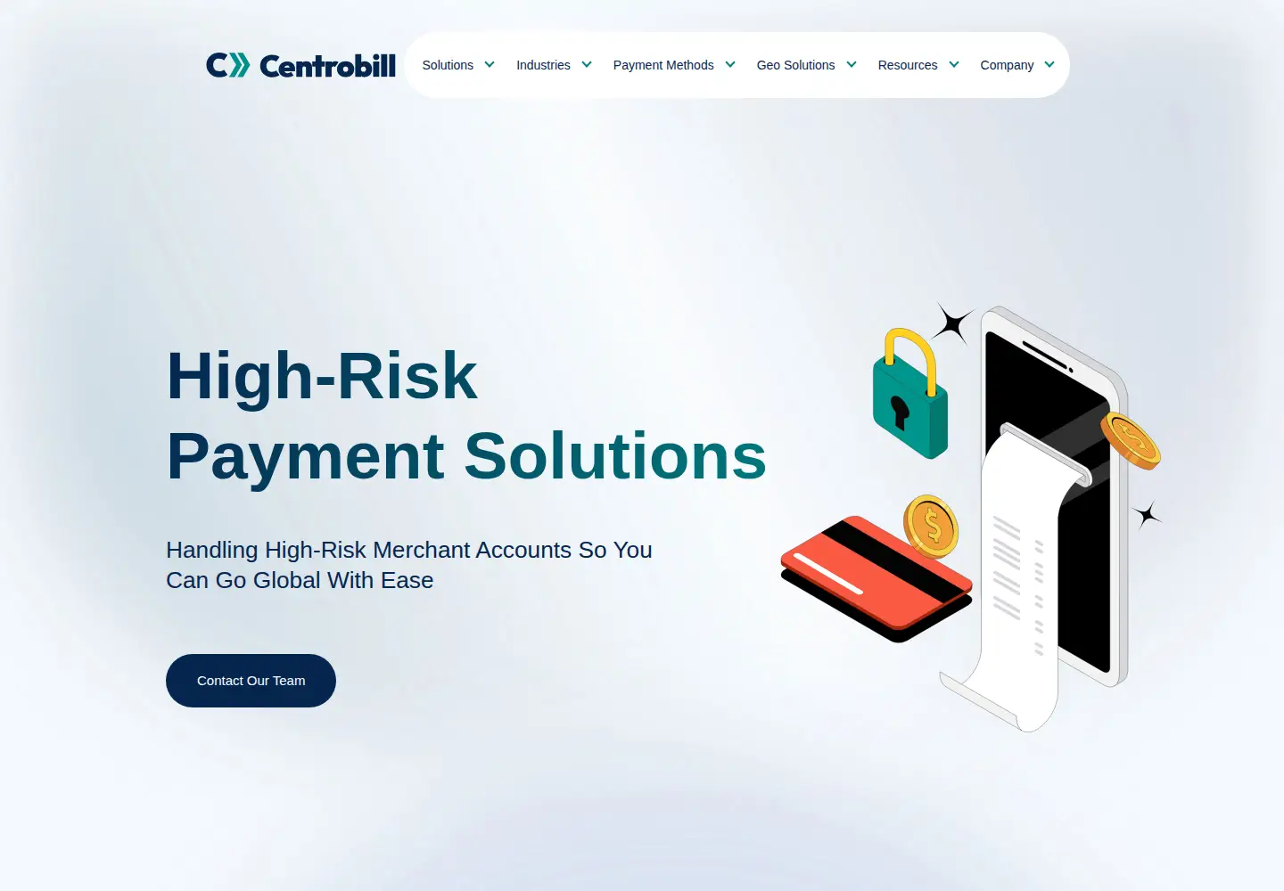 Screenshot of centrobill.com