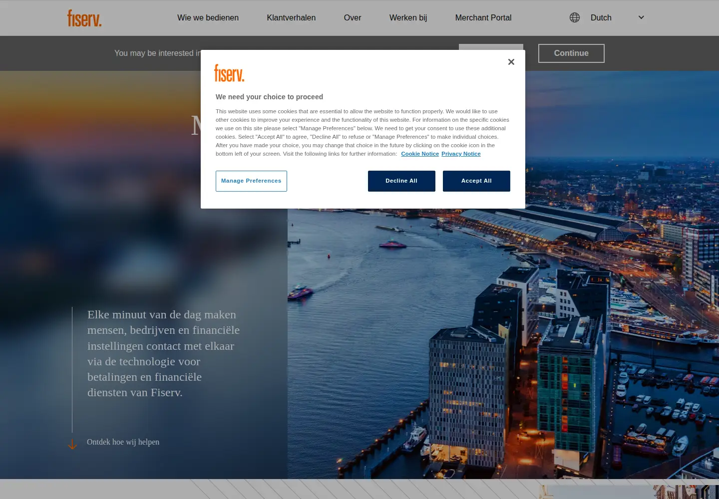 Screenshot of emspay.eu