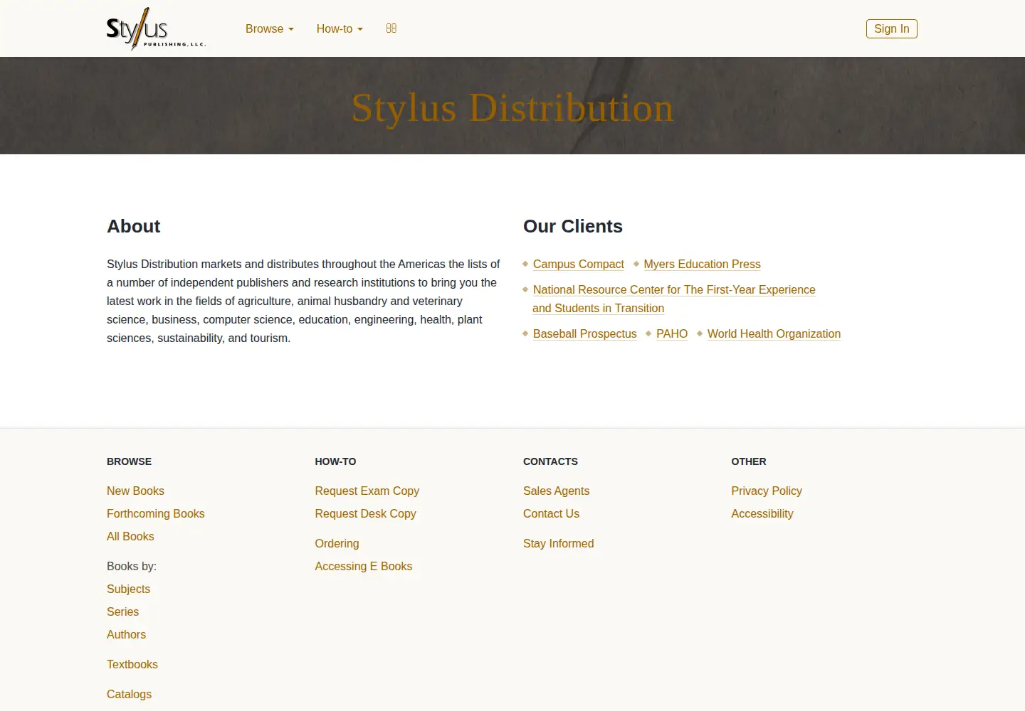 Screenshot of presswarehouse.com