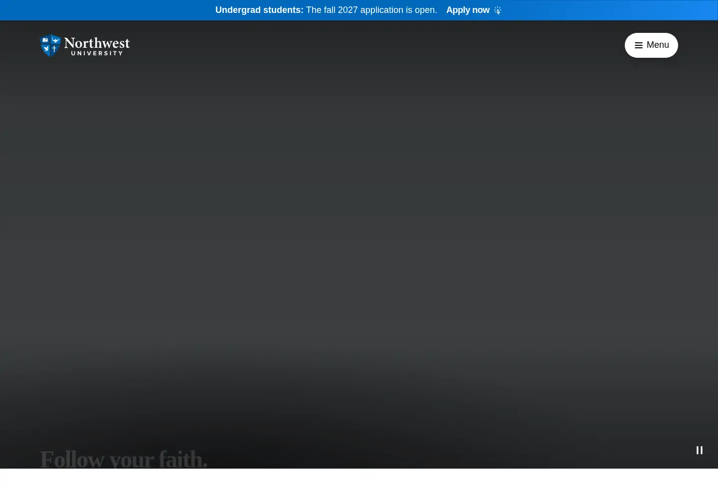 Screenshot of northwestu.edu