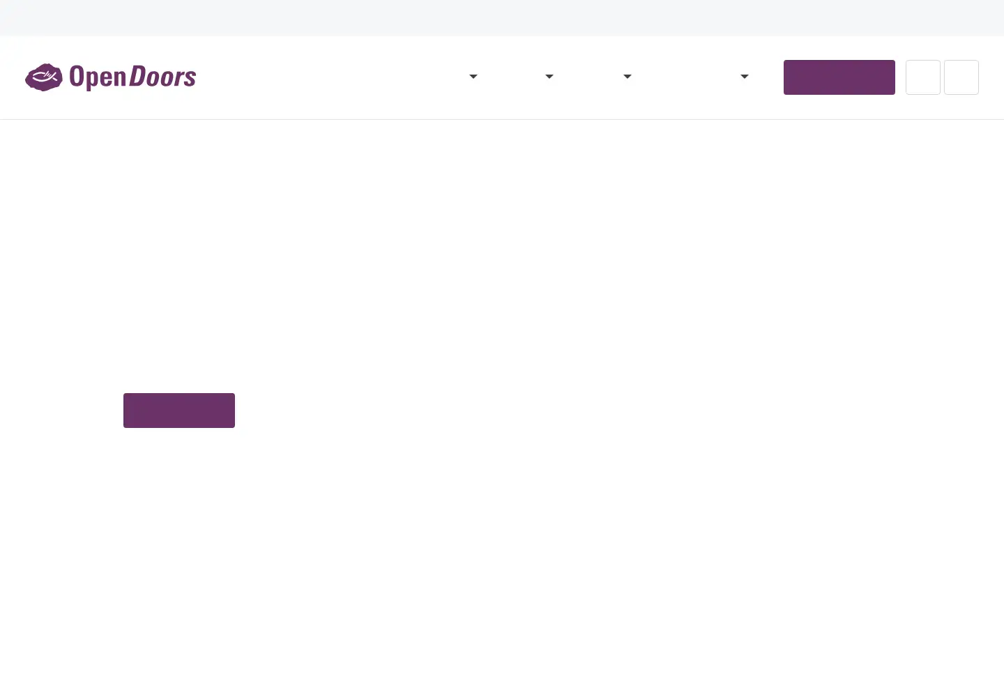 Screenshot of opendoorsuk.org
