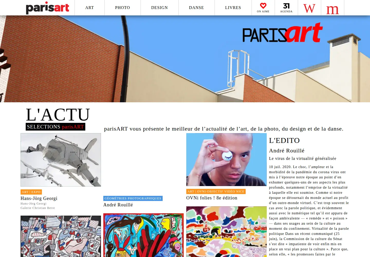 Screenshot of paris-art.com