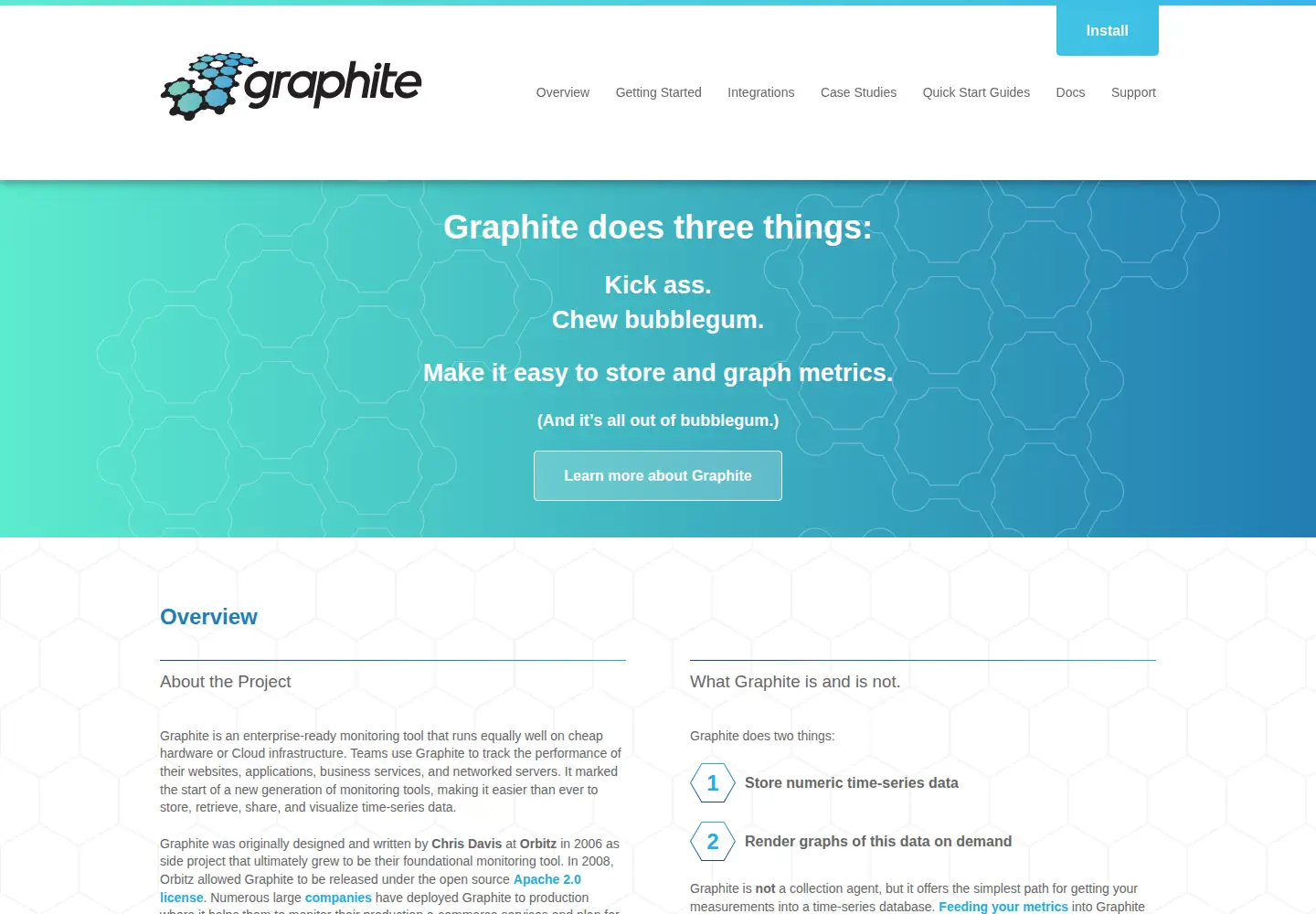 Screenshot of graphiteapp.org