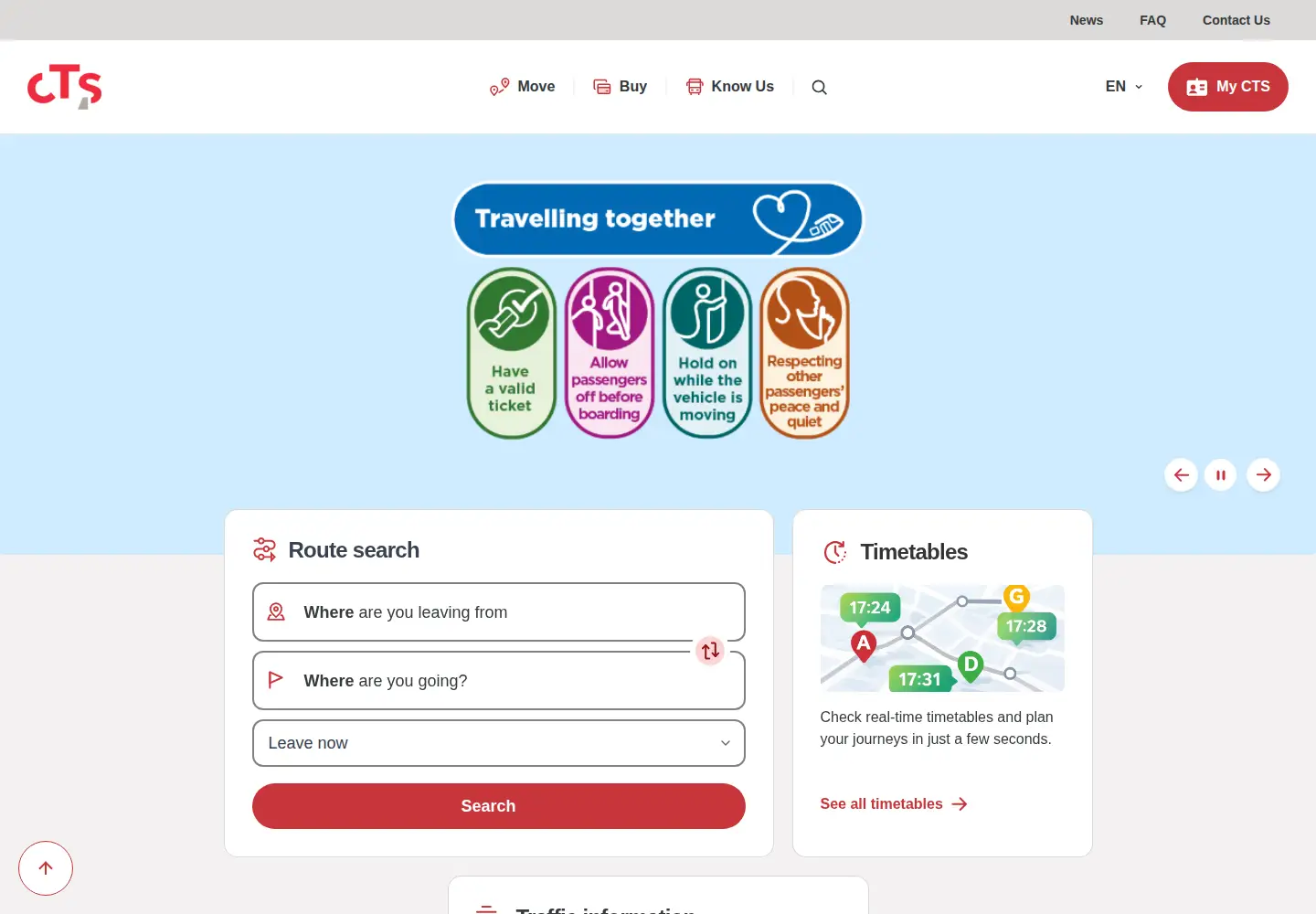 Screenshot of cts-strasbourg.eu