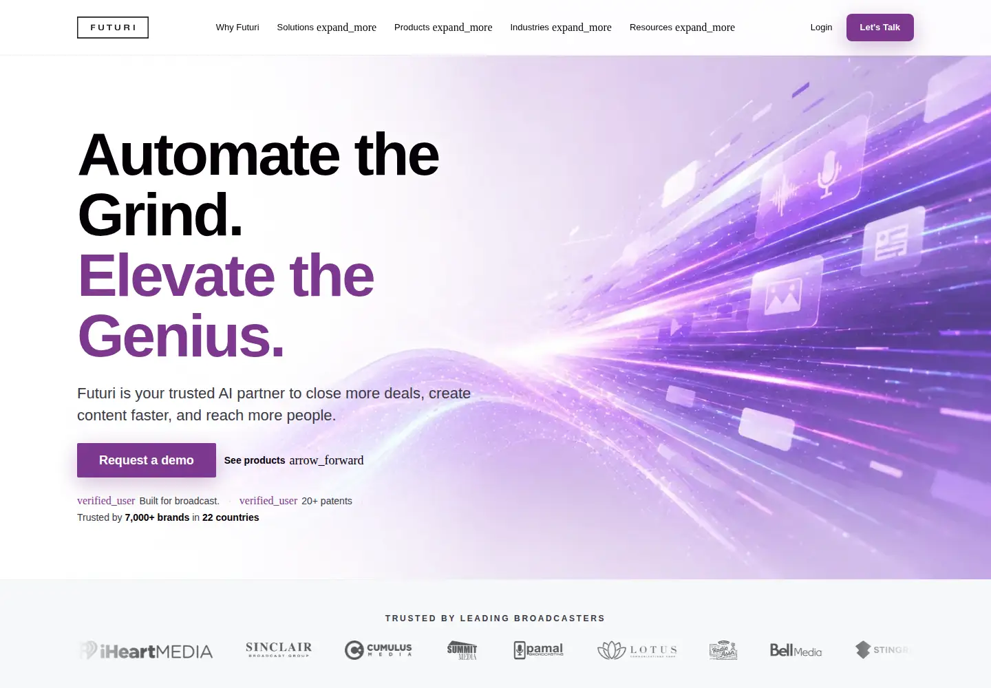 Screenshot of futurimedia.com