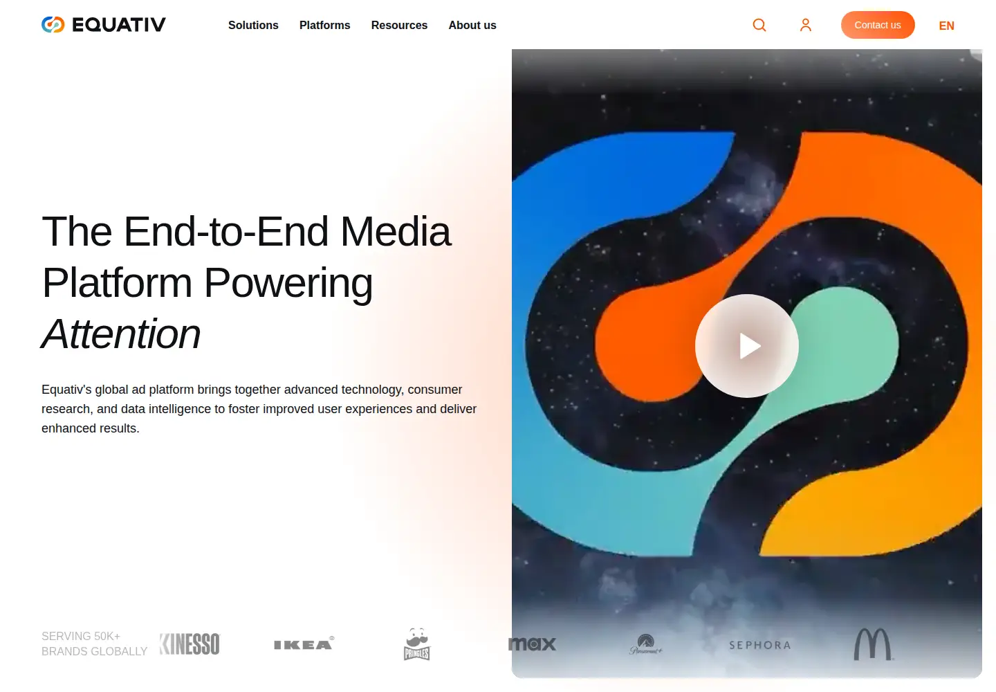 Screenshot of equativ.com