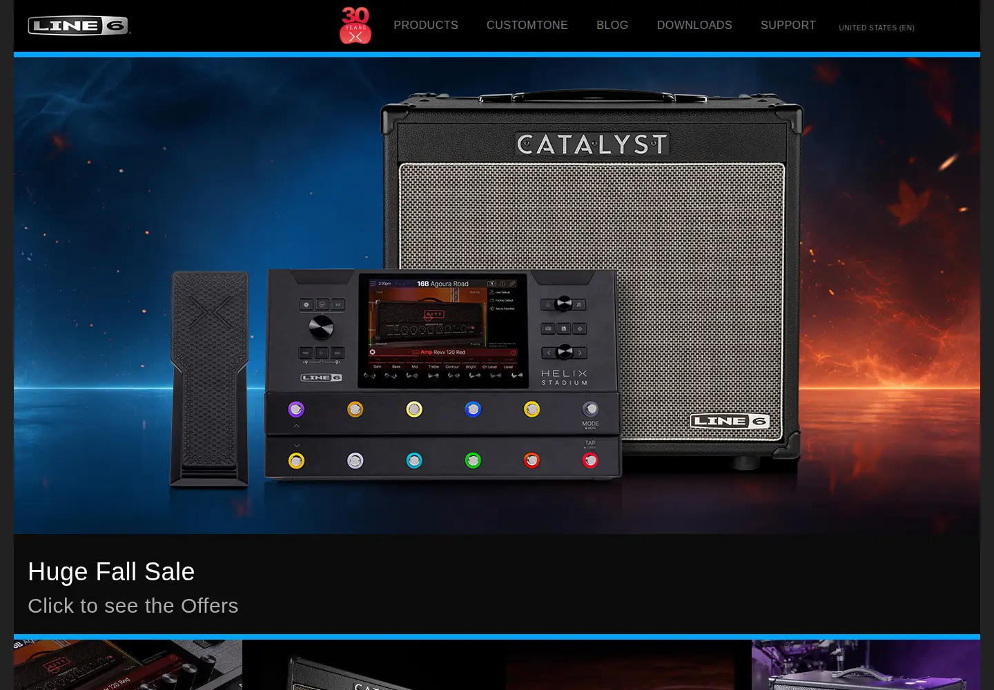 Screenshot of line6.com