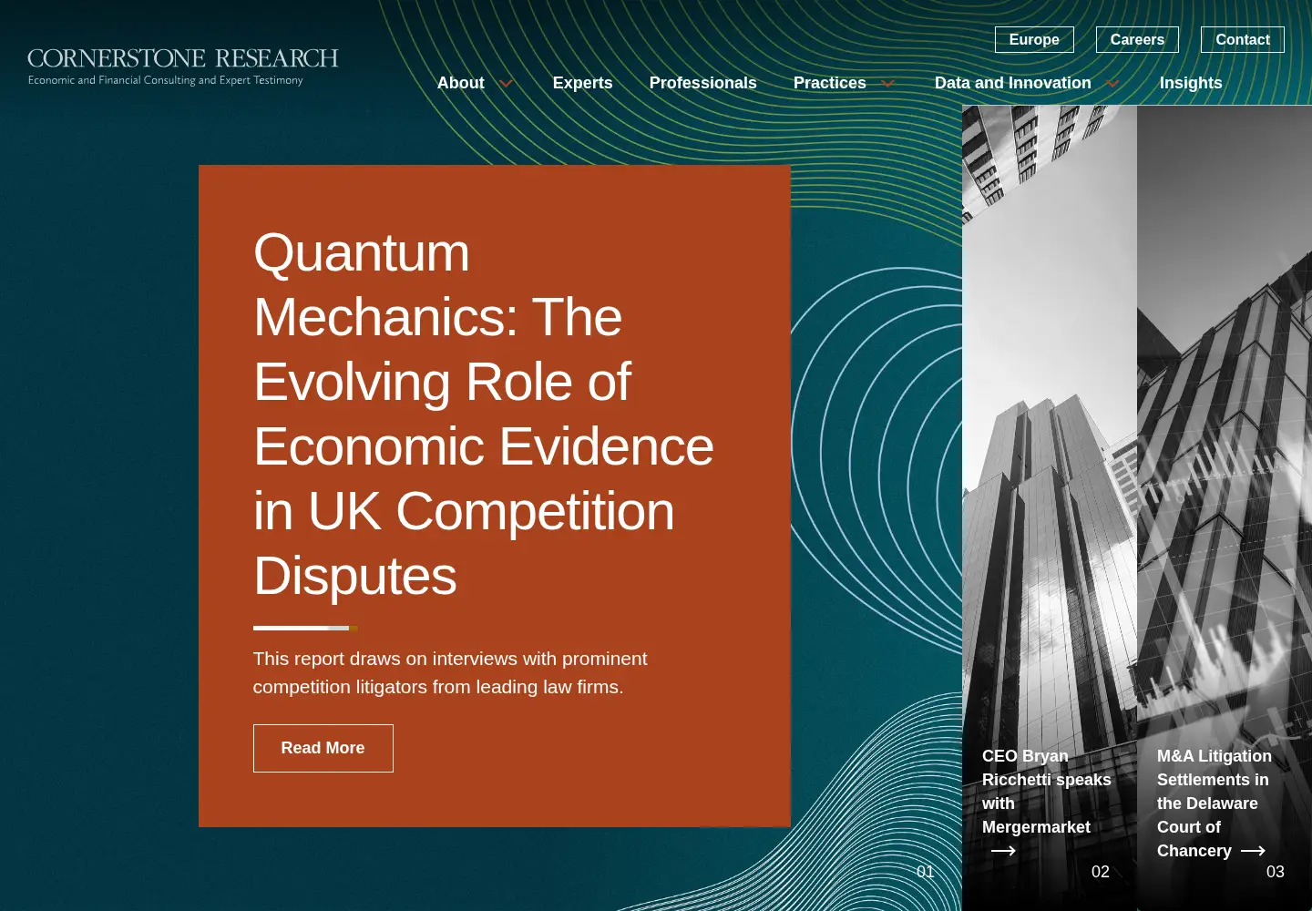 Screenshot of cornerstone.com