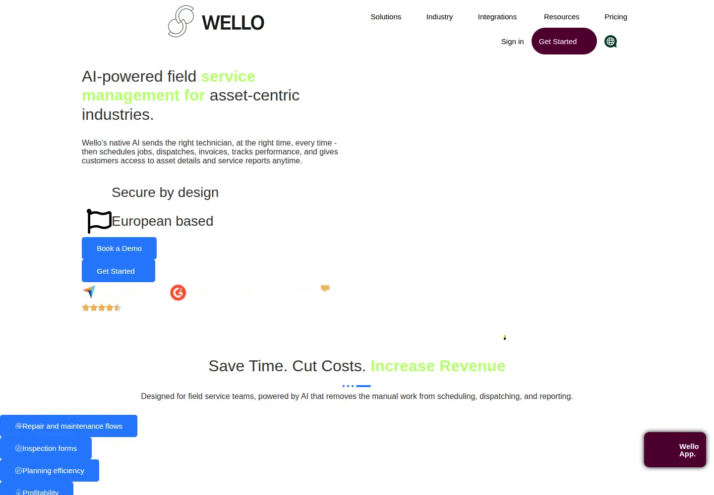 Screenshot of wello.solutions