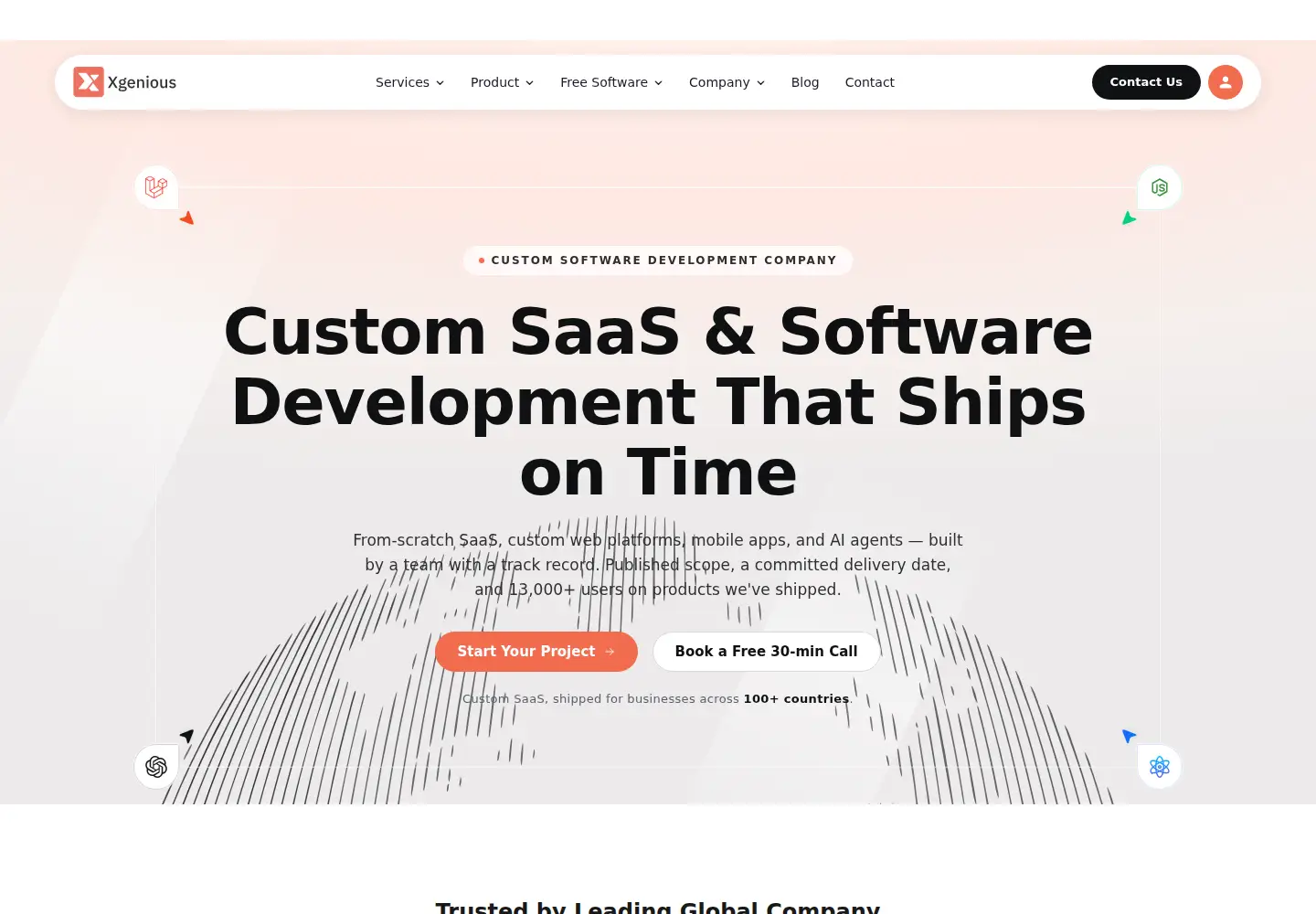 Screenshot of xgenious.com