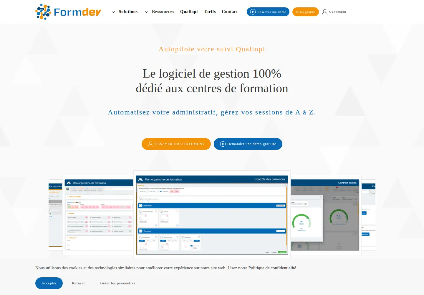 Screenshot of form-dev.fr