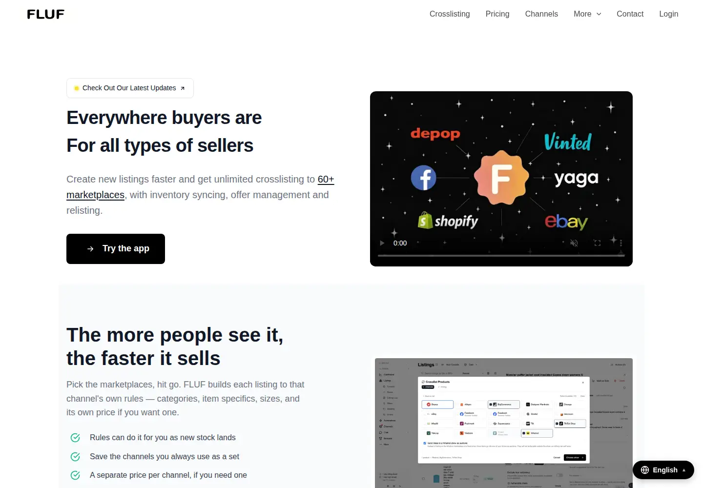 Screenshot of fluf.io