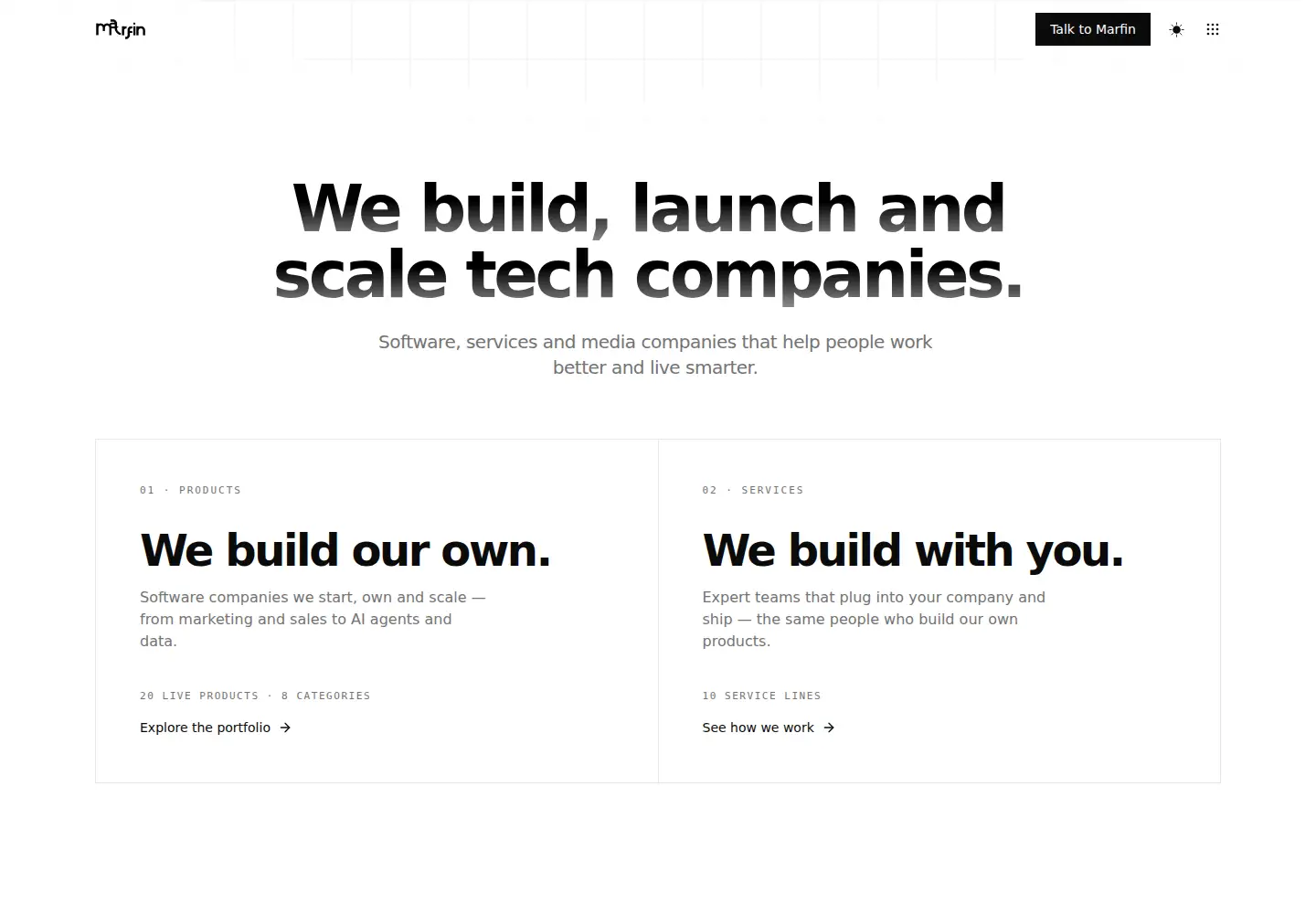 Screenshot of marfin.co