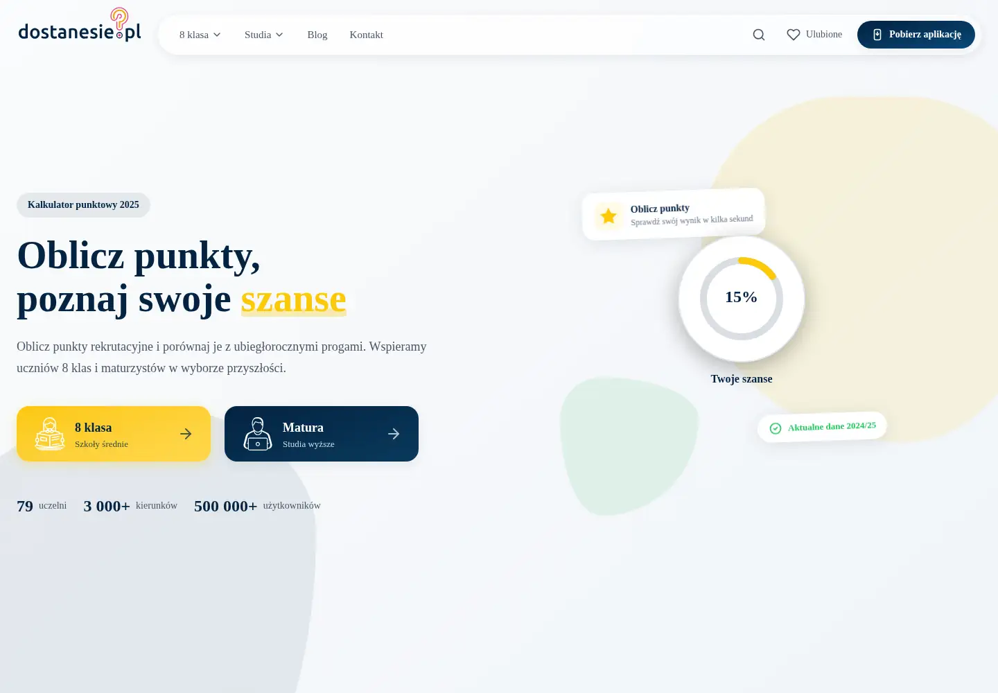 Screenshot of dostanesie.pl
