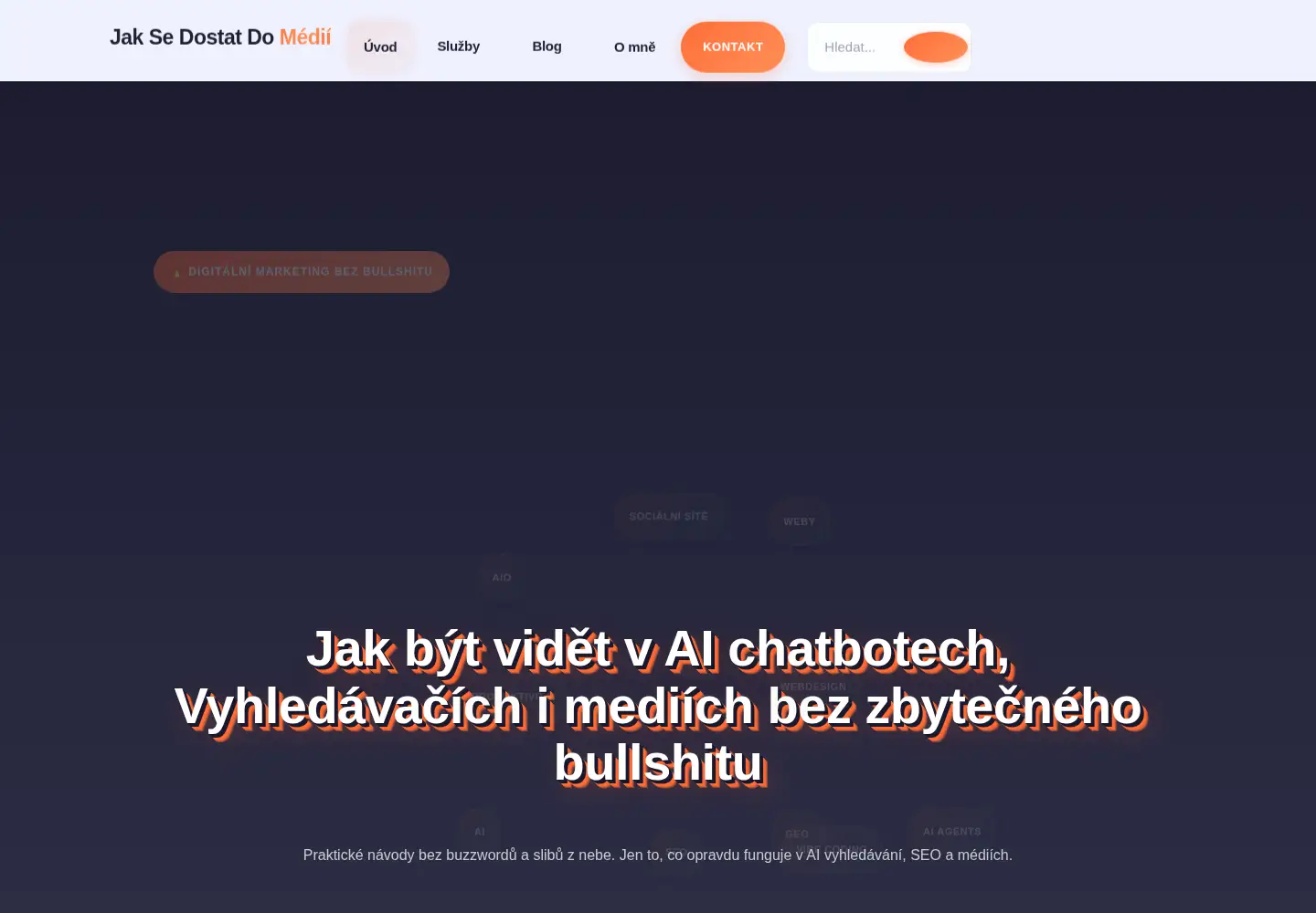 Screenshot of jaksedostatdomedii.cz