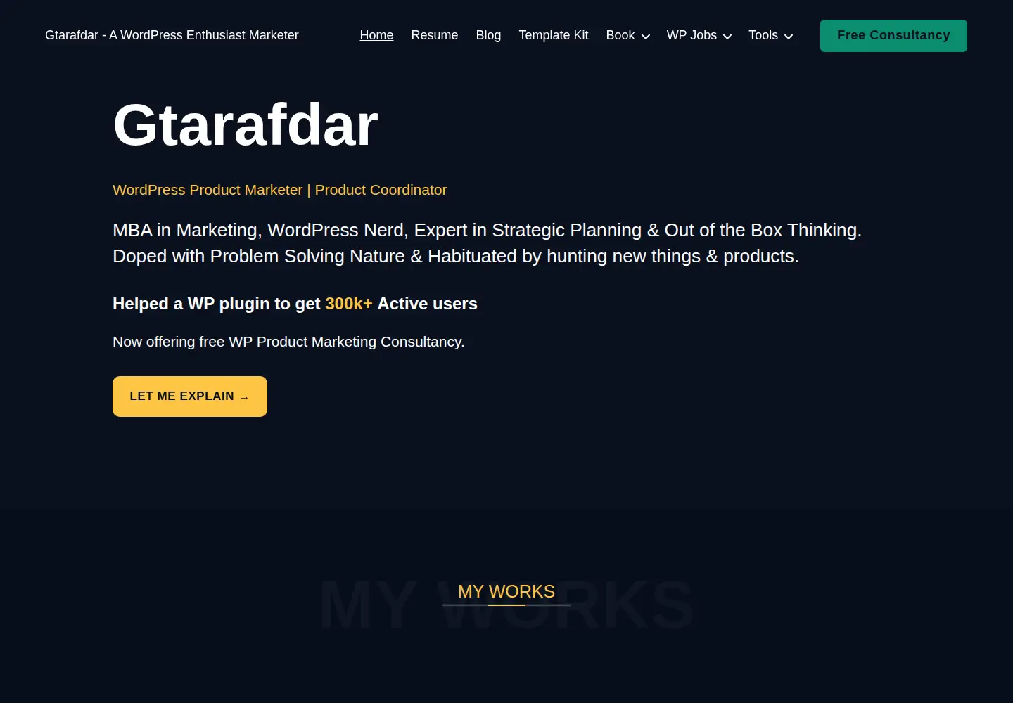 Screenshot of gtarafdar.com