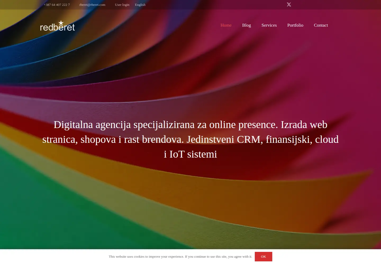 Screenshot of rberet.com