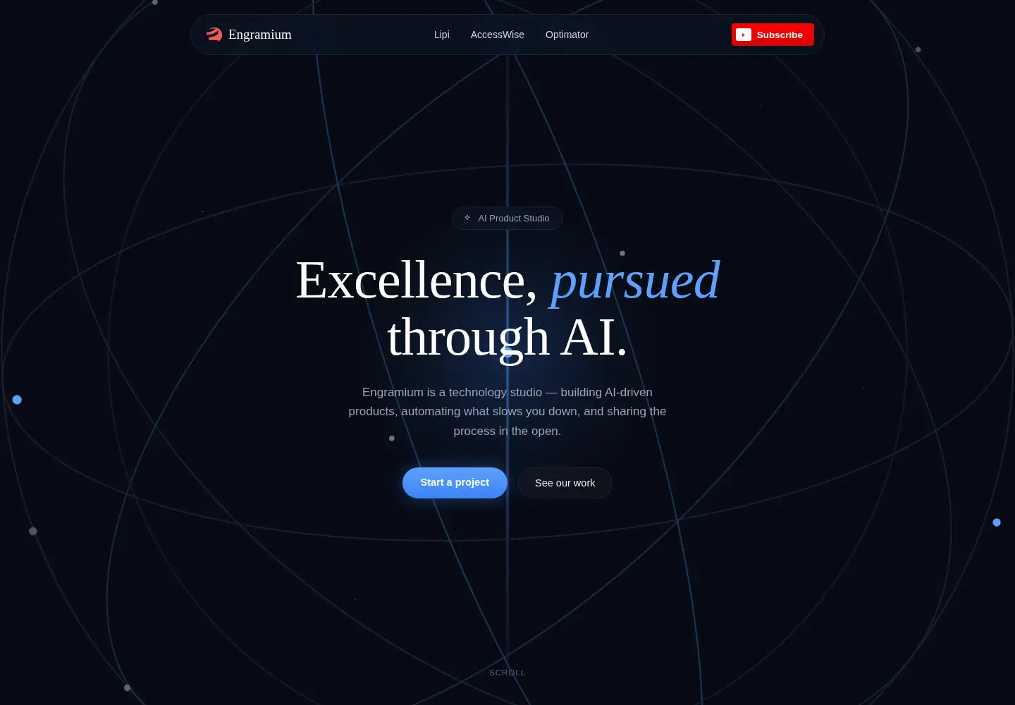 Screenshot of engramium.com