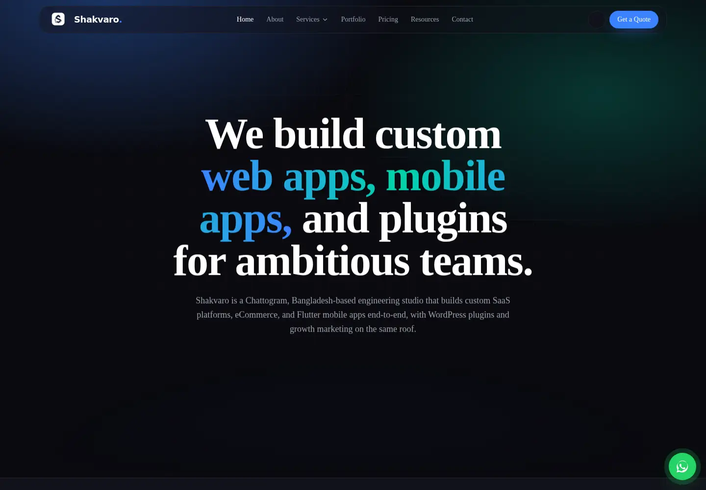Screenshot of shakvaro.com