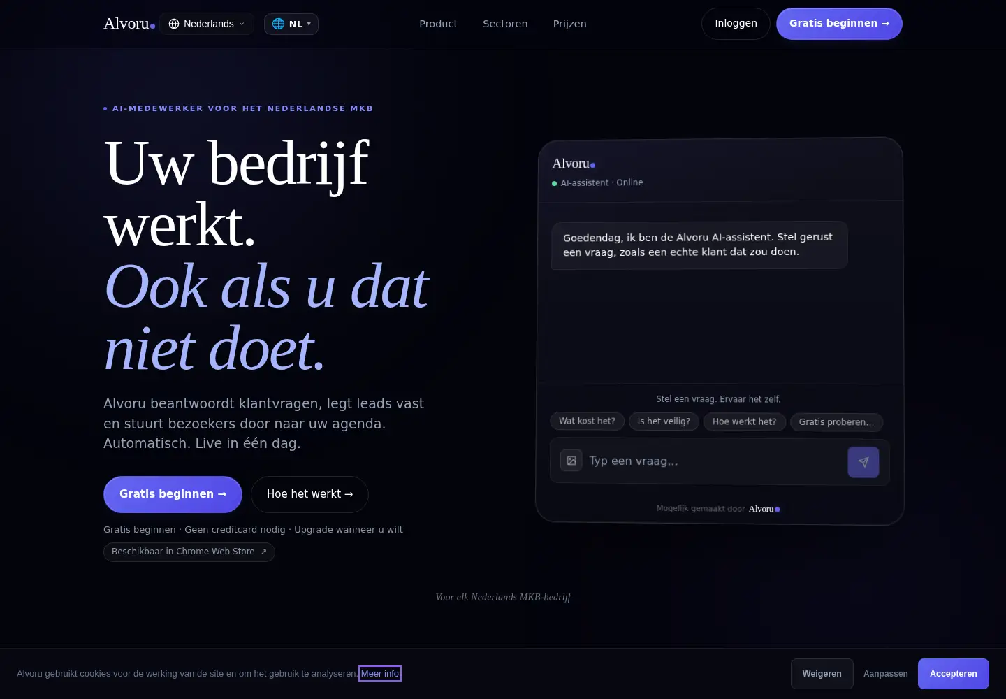 Screenshot of alvoru.com