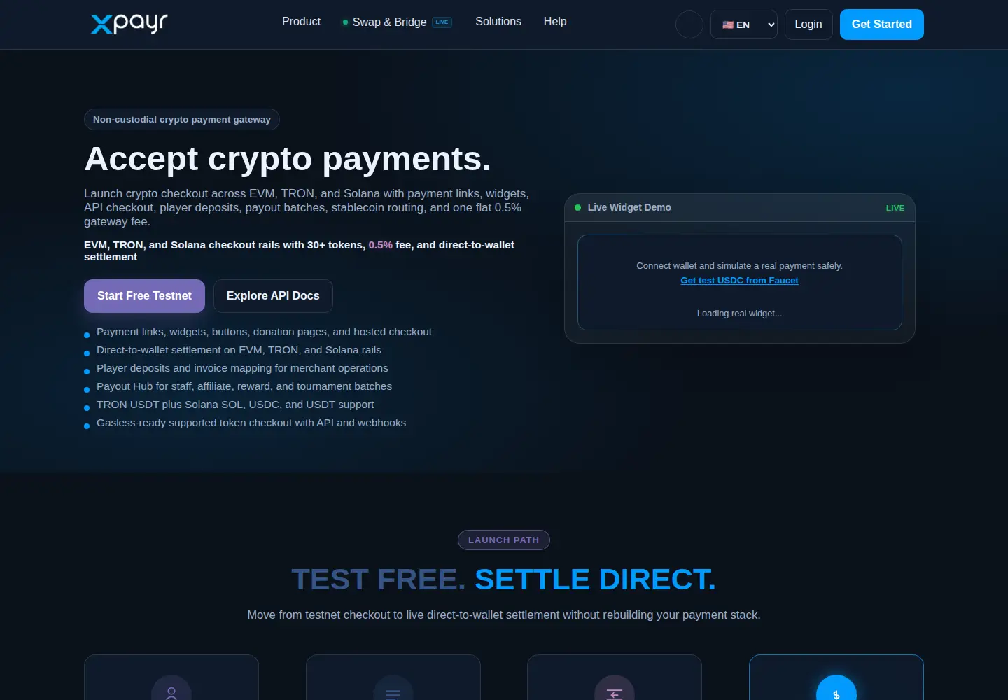 Screenshot of xpayr.com