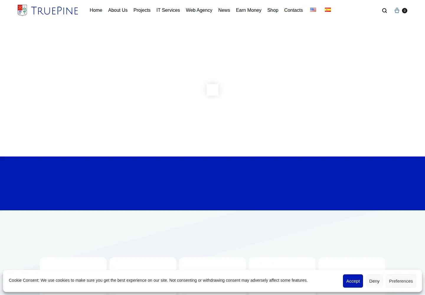 Screenshot of truepine.net