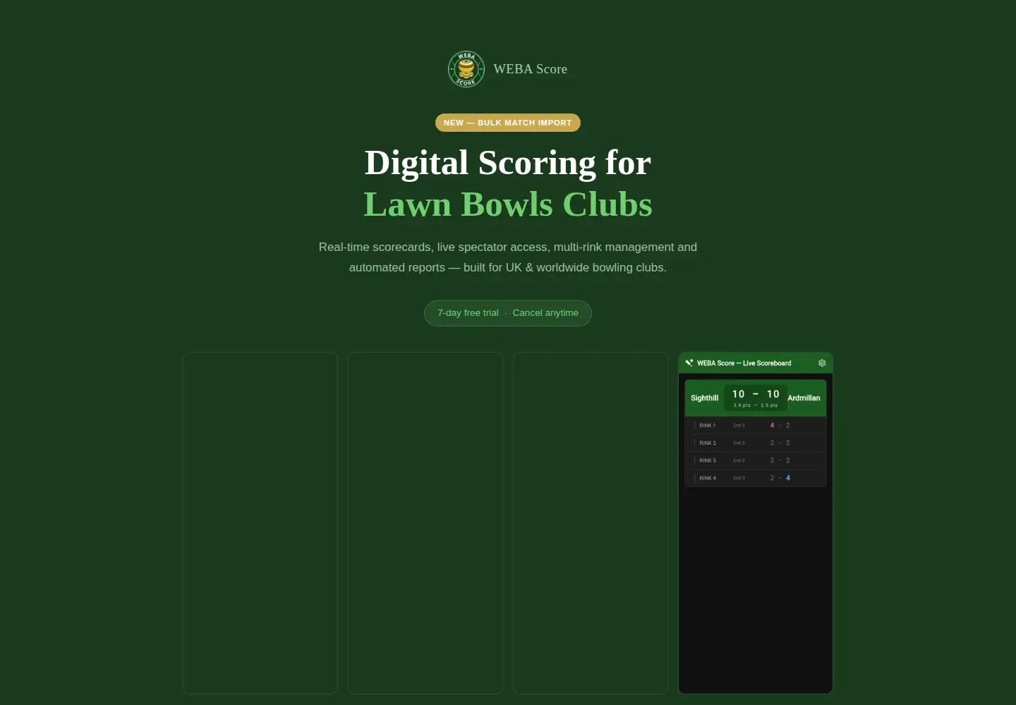 Screenshot of webascore.co.uk