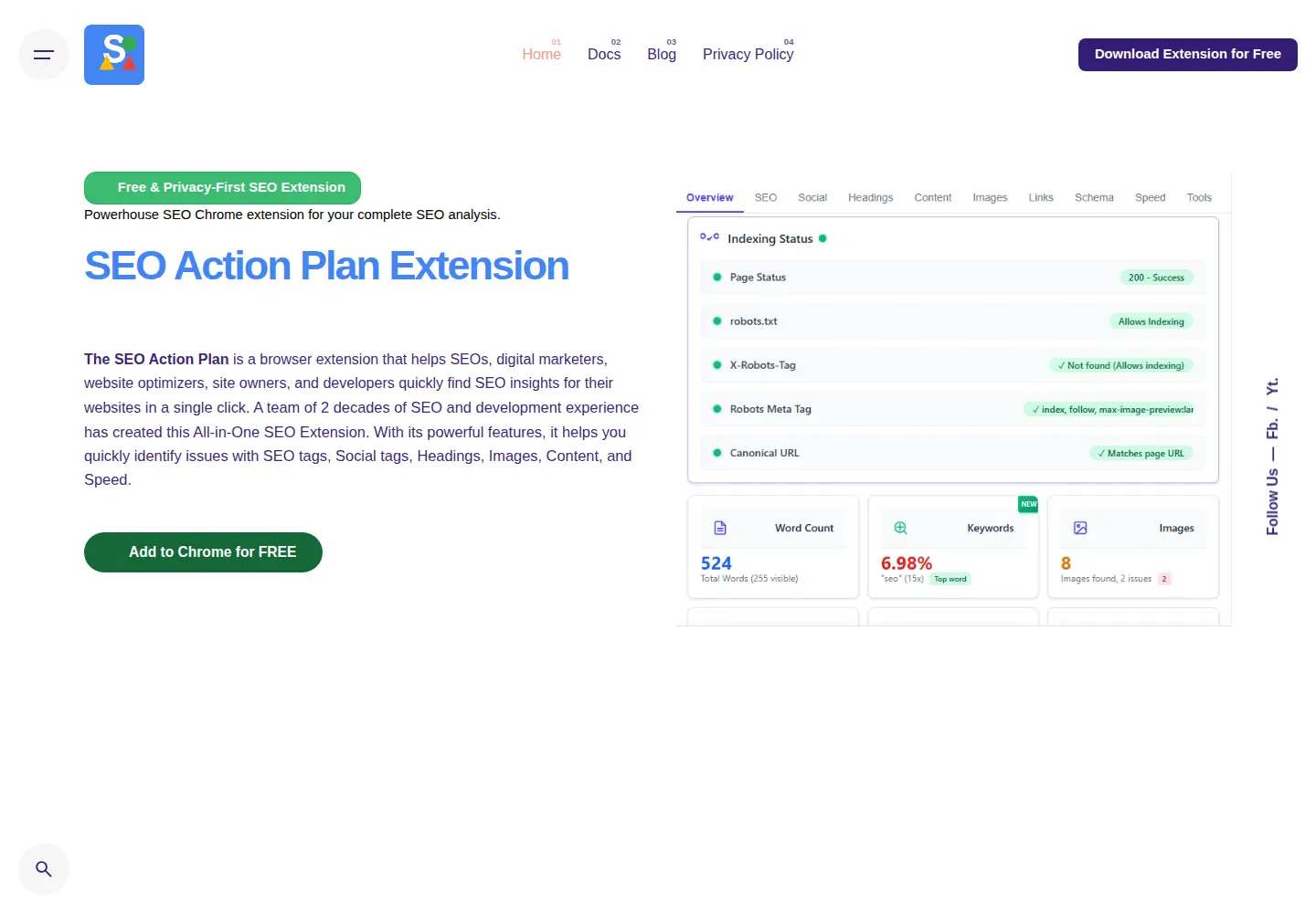 Screenshot of seoactionplan.com