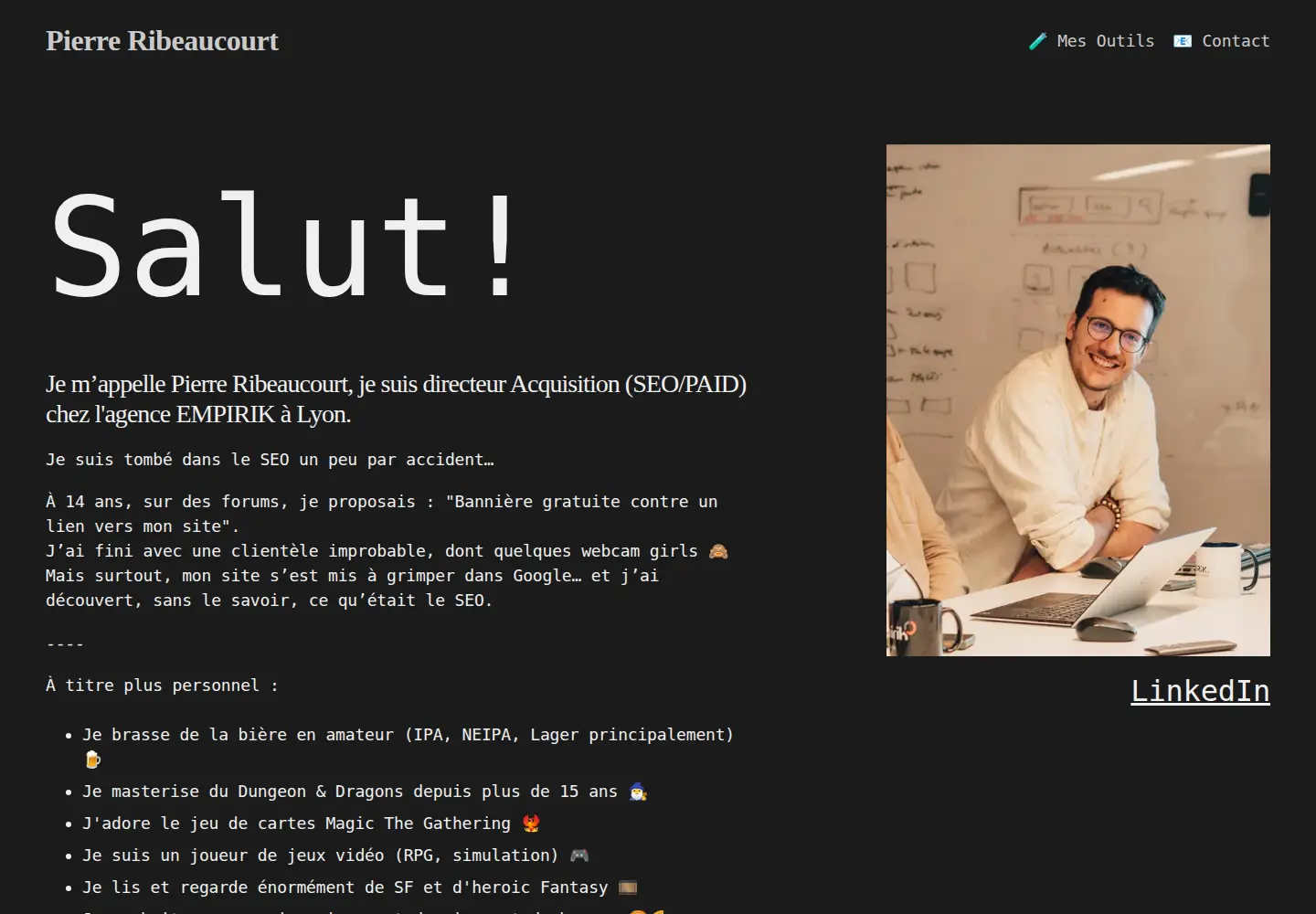 Screenshot of ribeaucourt.fr