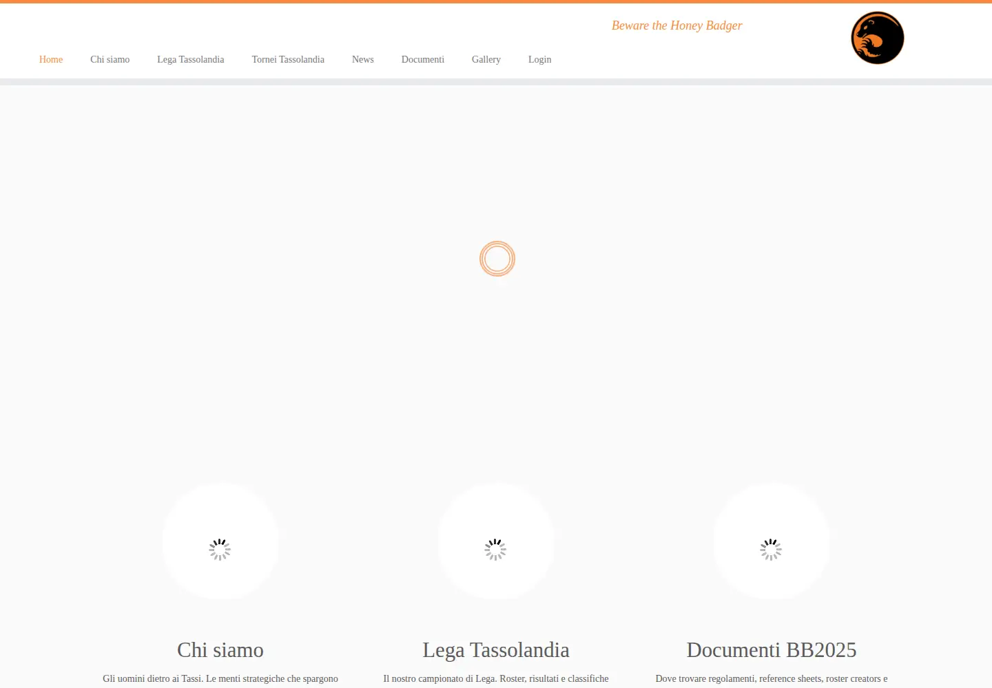 Screenshot of tassidelmiele.it