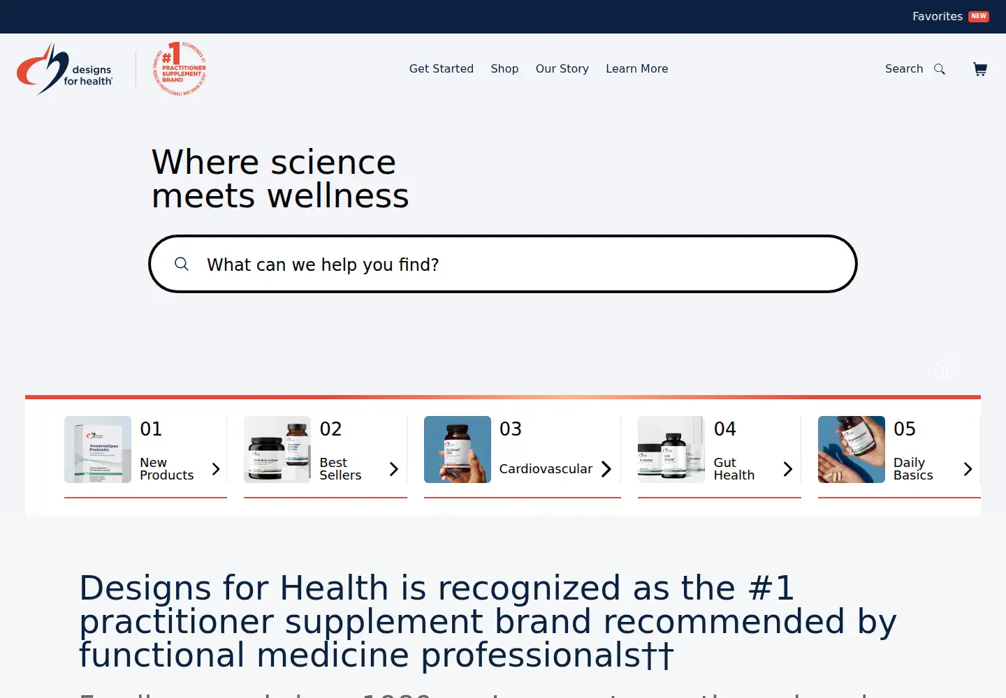 Screenshot of designsforhealth.com