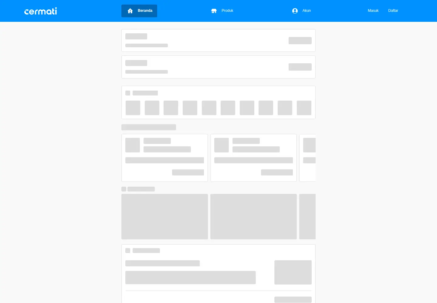 Screenshot of cermati.com